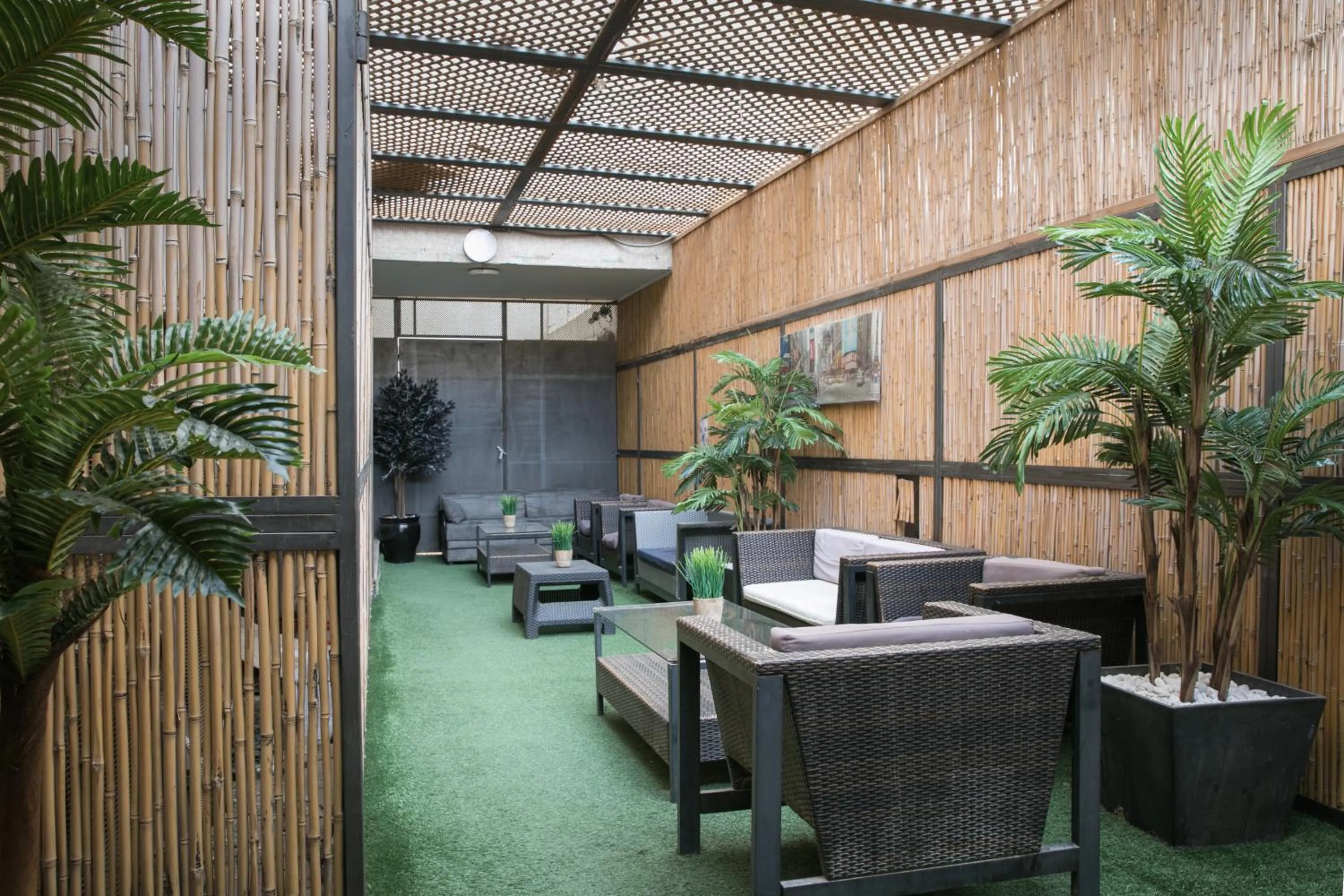 Patio in Rich apartments renovated & with modern design