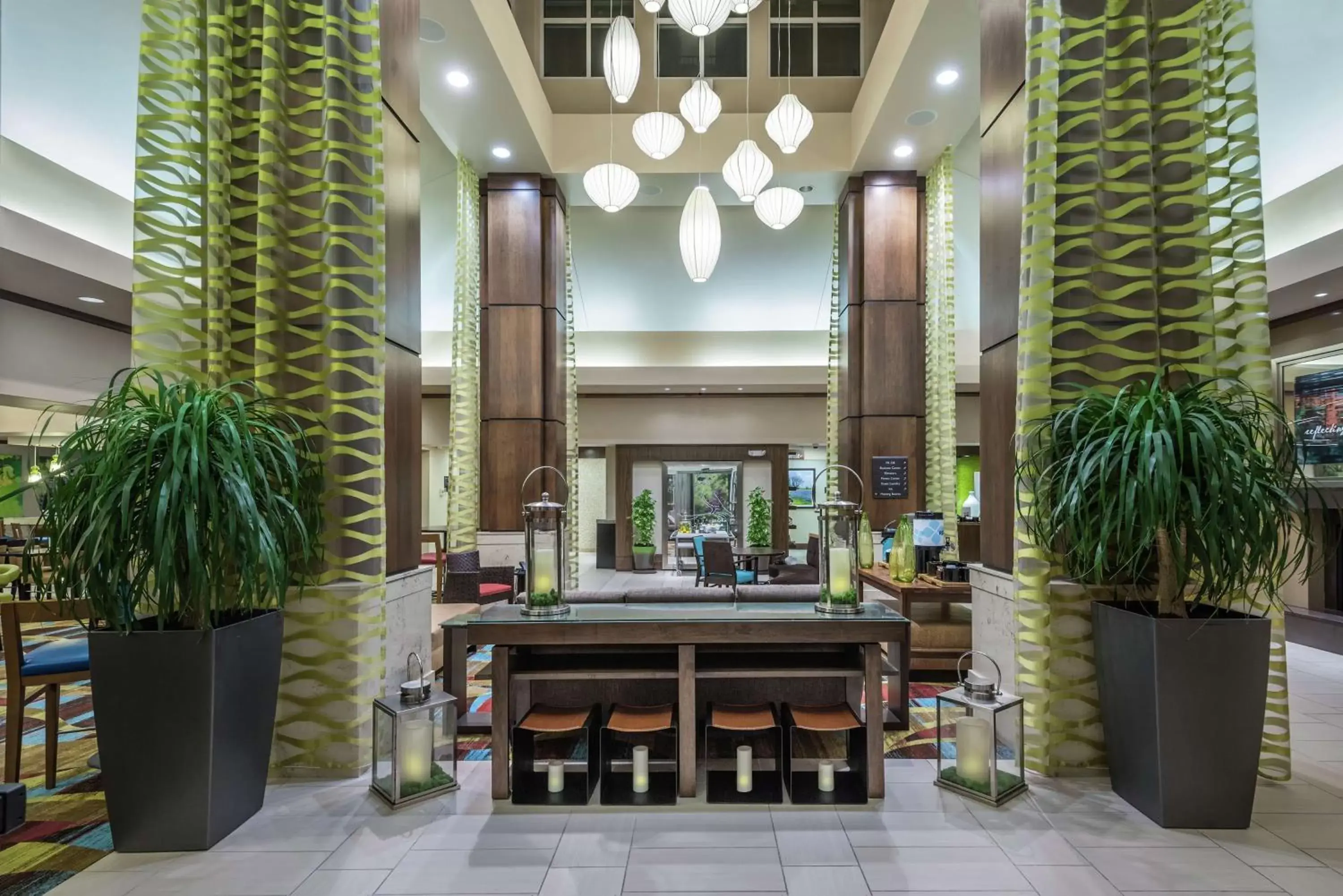 Lobby or reception, Restaurant/Places to Eat in Hilton Garden Inn San Antonio/Rim Pass Drive