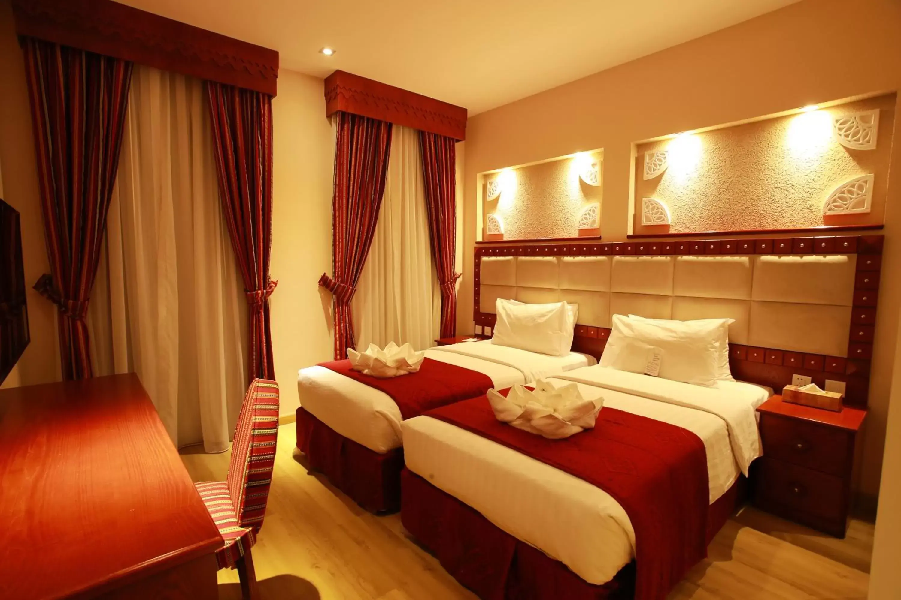 Bed in Al Liwan Suites Rawdat Al Khail