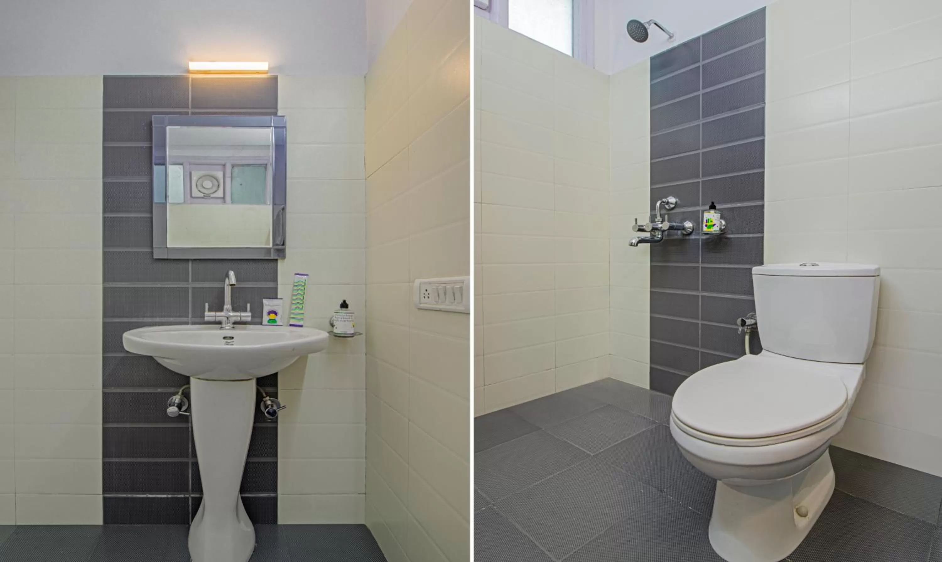 Bathroom in Itsy Hotels Peak View, 300 Mts From Mall Road