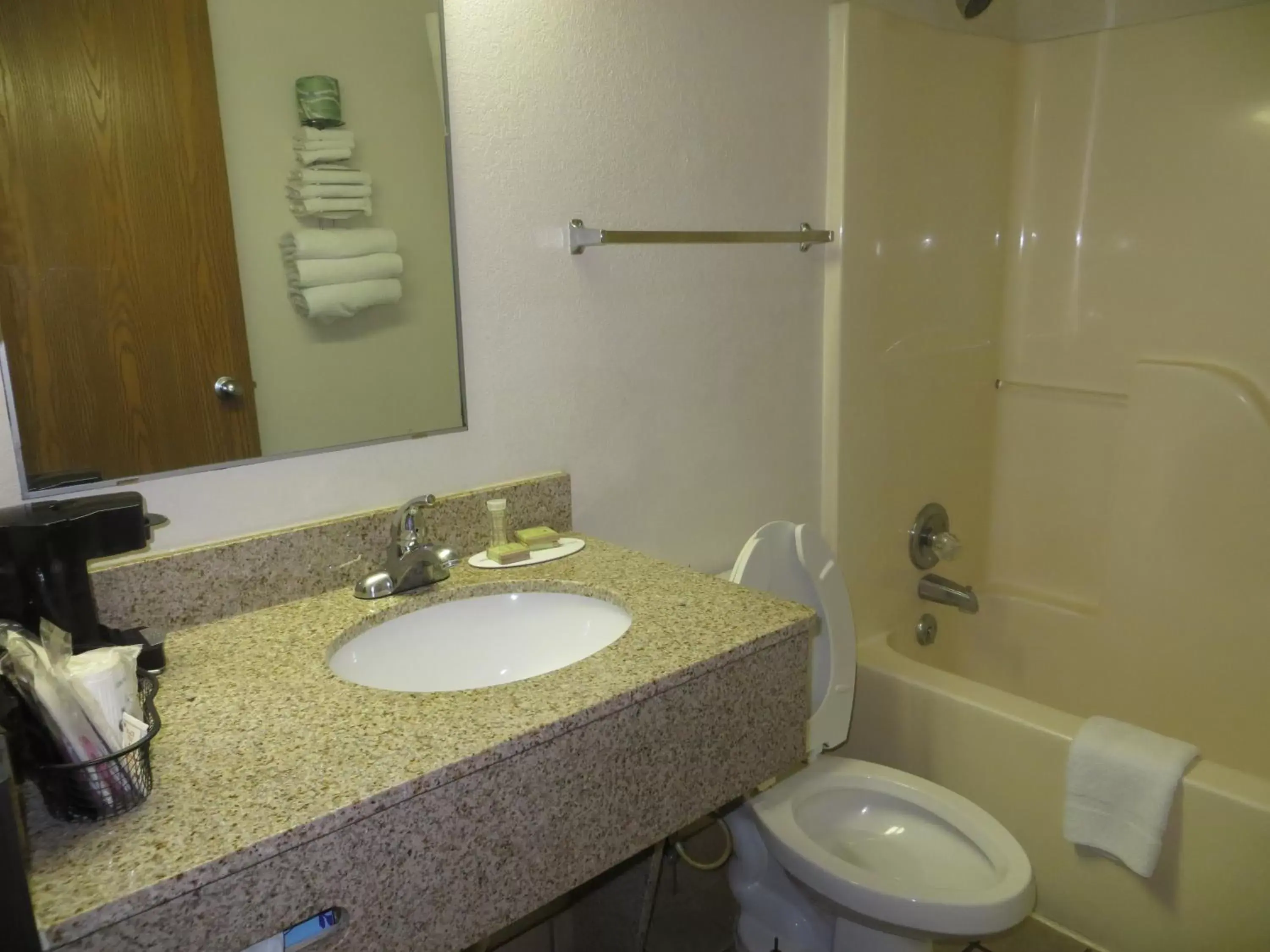 Bathroom in Super 8 by Wyndham Waco University Area