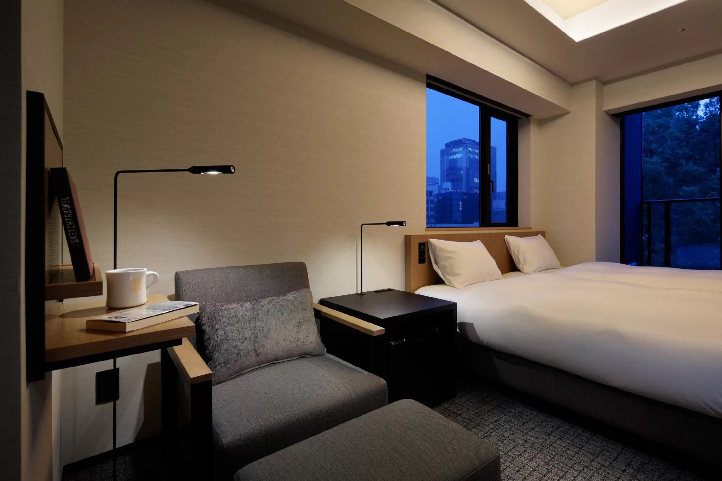 Photo of the whole room, Bed in LAMP LIGHT BOOKS HOTEL nagoya