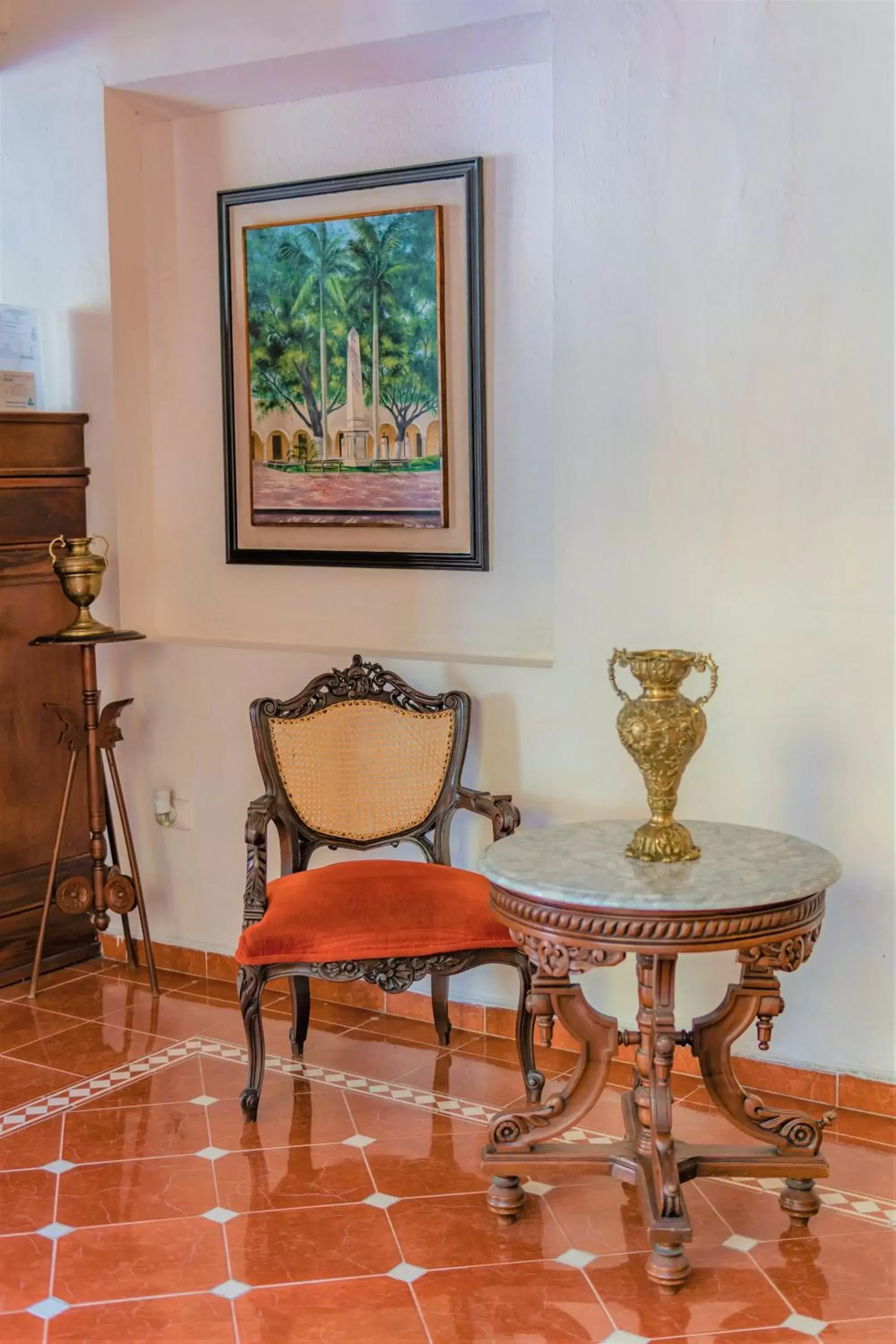 Decorative detail, Seating Area in Maison del Embajador
