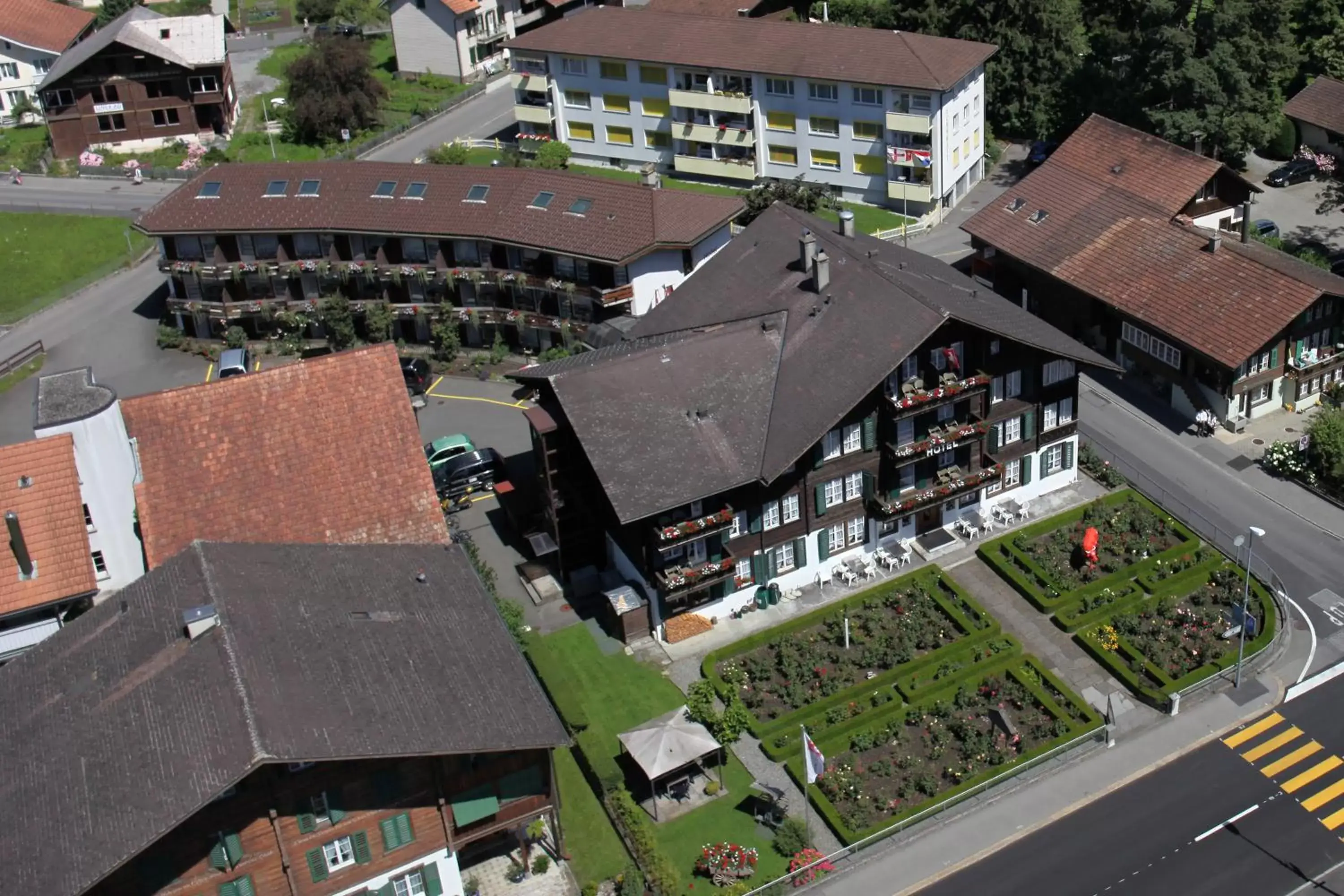 Bird's eye view, Bird's-eye View in Hotel Chalet Swiss
