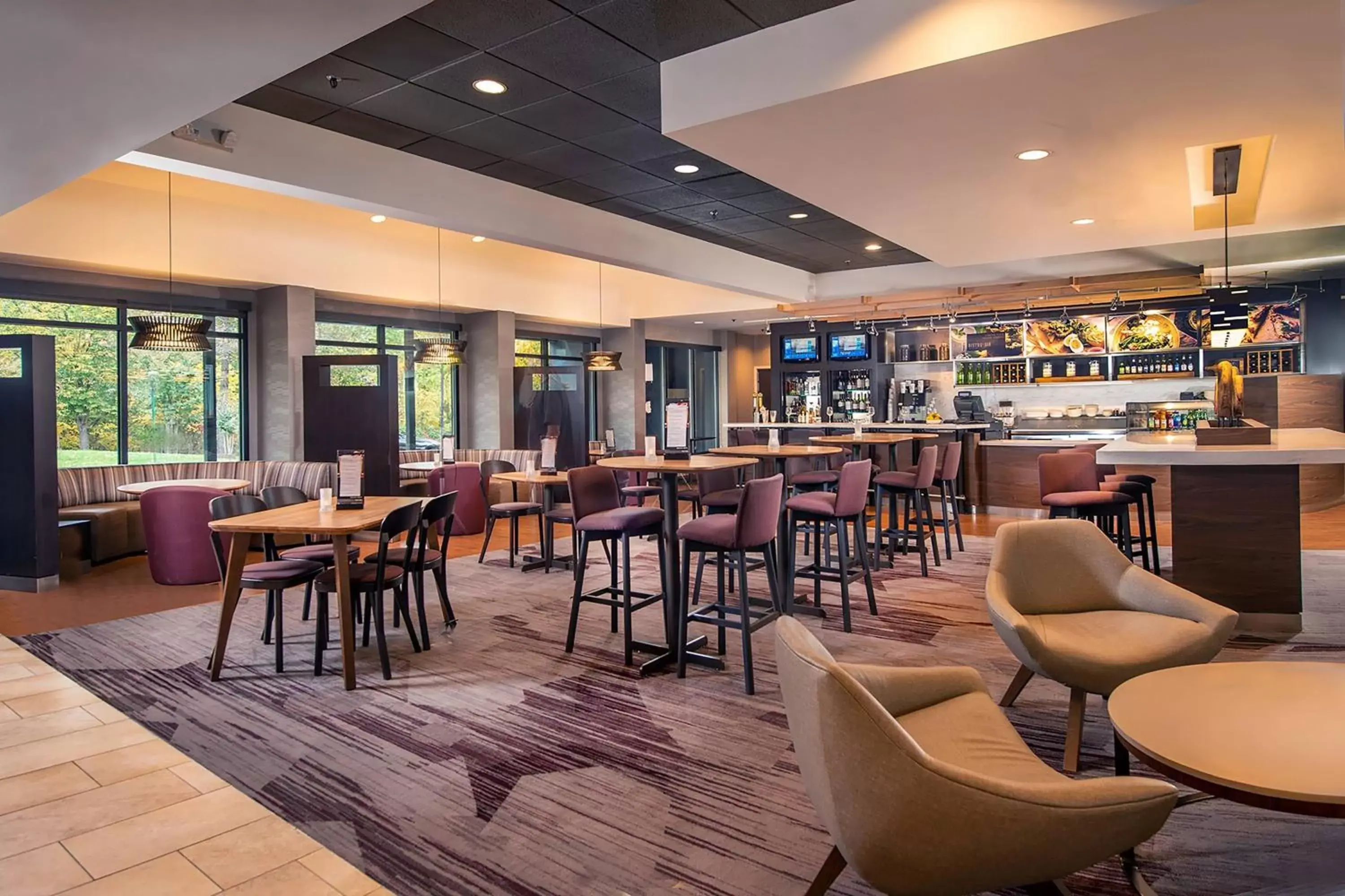 Restaurant/places to eat, Lounge/Bar in Courtyard by Marriott Dulles Airport Herndon/Reston