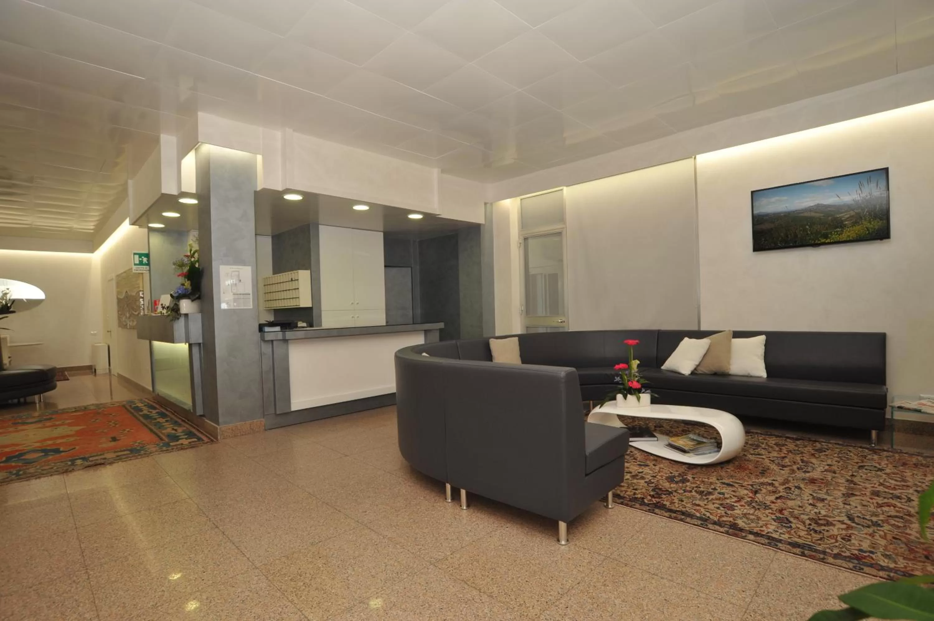 Seating area in Hotel Astoria