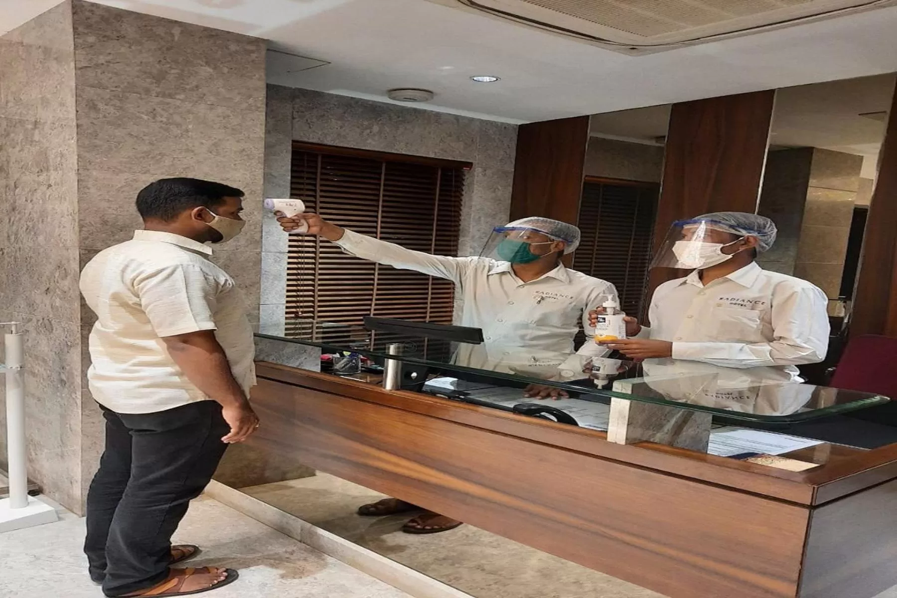 Lobby or reception in Hotel Radiance