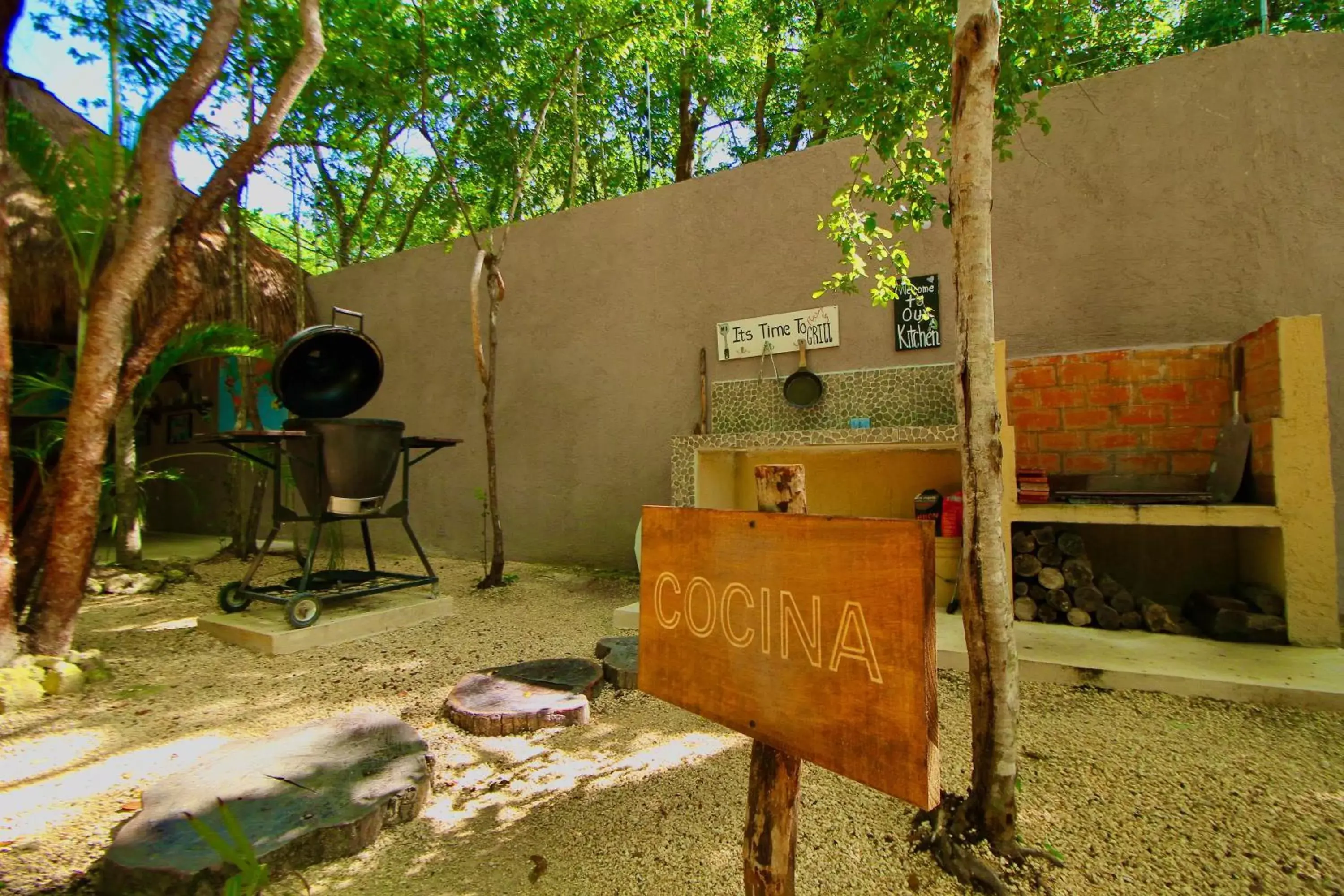 BBQ Facilities in Aldea Xaan Ha Tulum