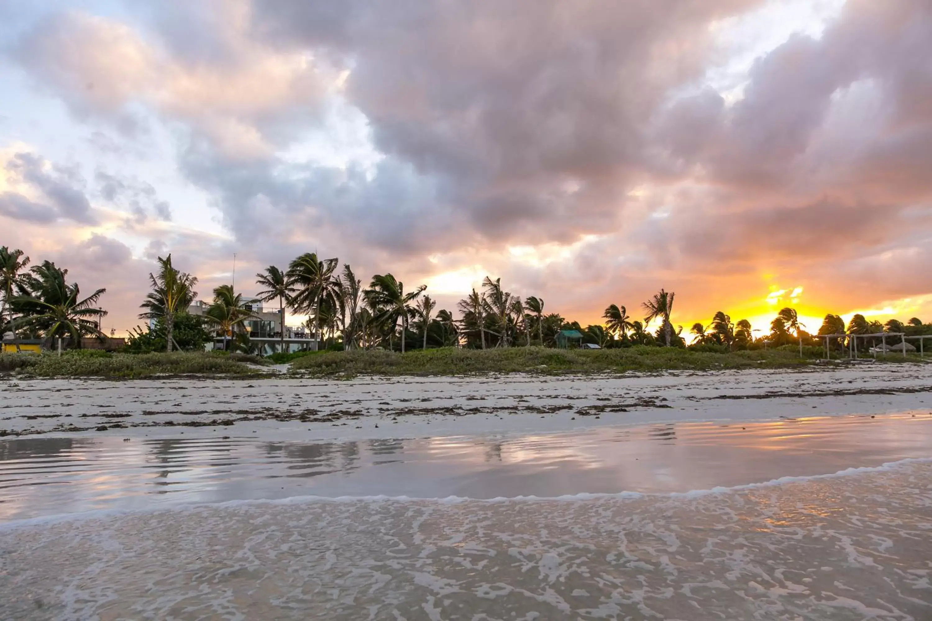 Sunset, Beach in Hotel La Casa Cielo