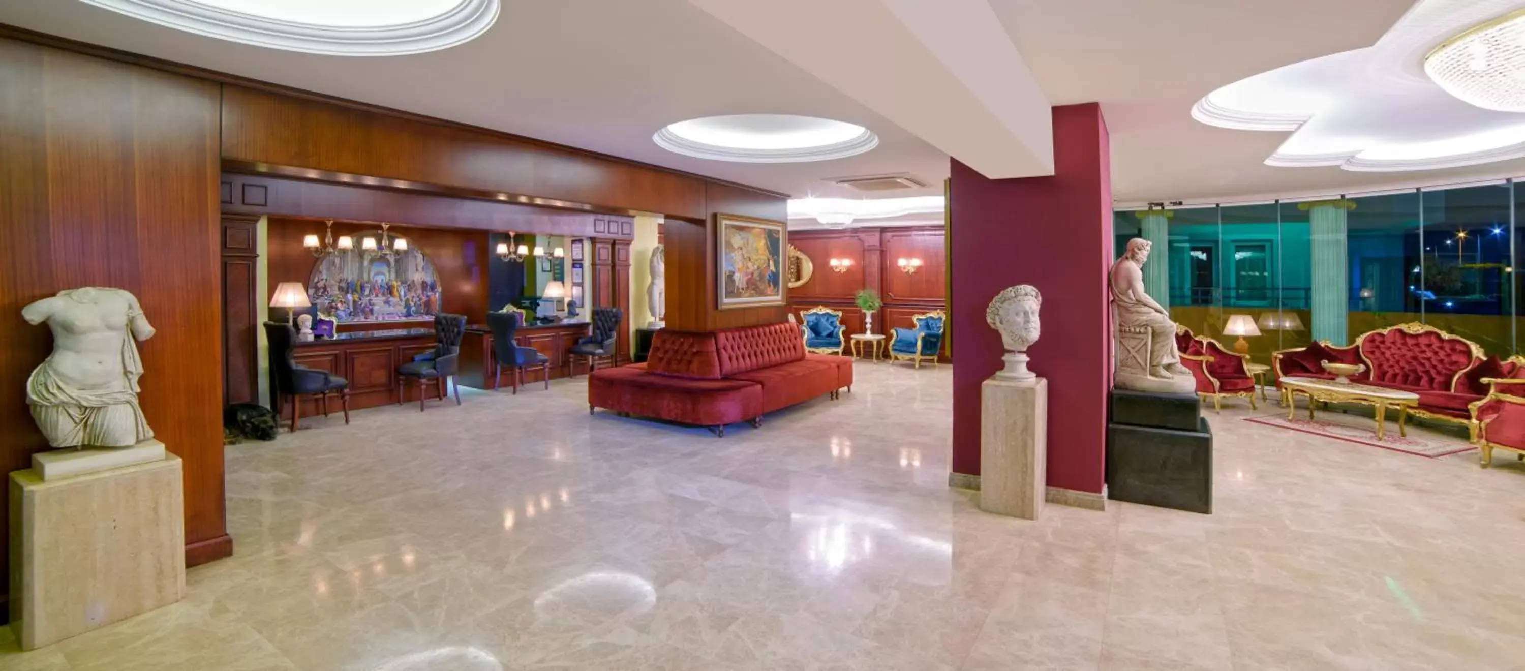 Lobby or reception, Lounge/Bar in Museum Hotel Antique Roman Palace - Adults Only Ultra All Inclusive