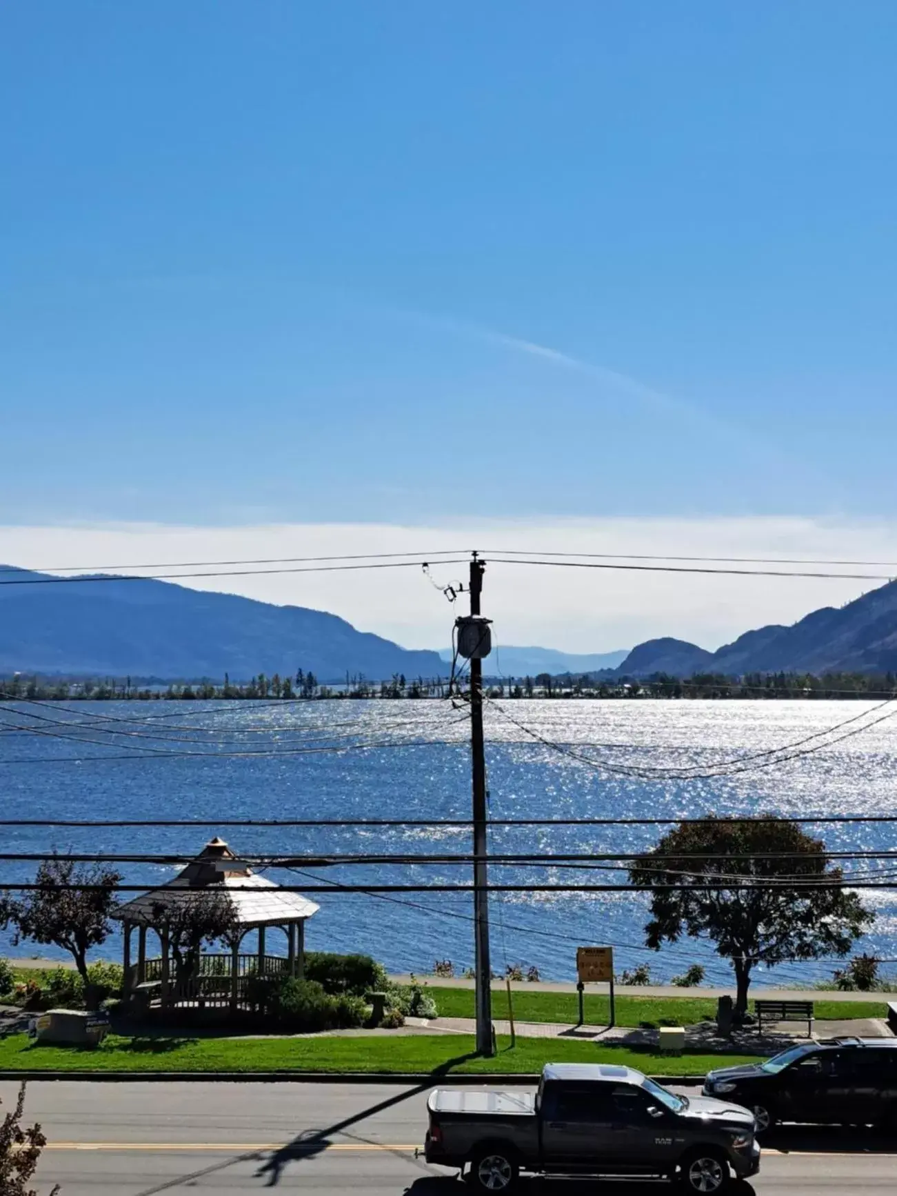 Lake view in Richter Pass Beach Resort