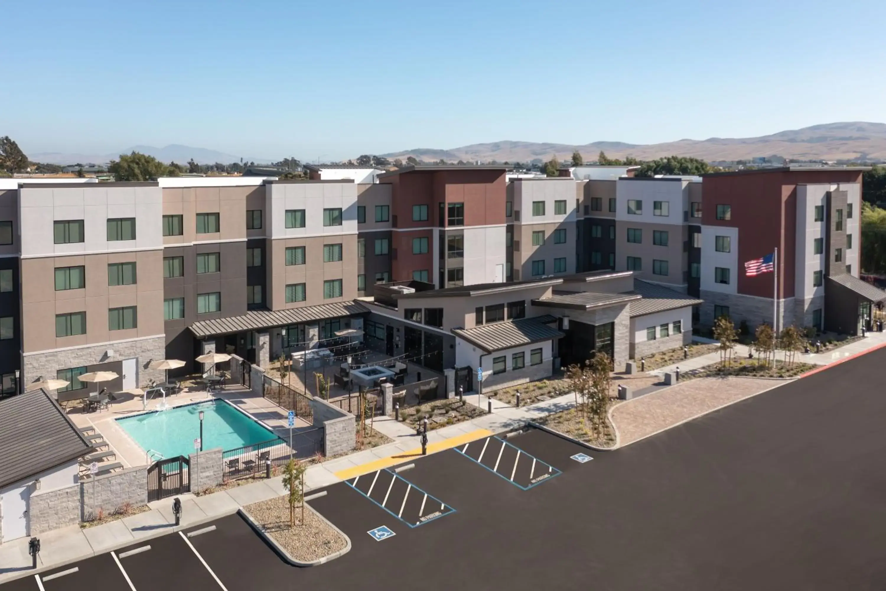 Property building, Pool View in Residence Inn by Marriott Fairfield Napa