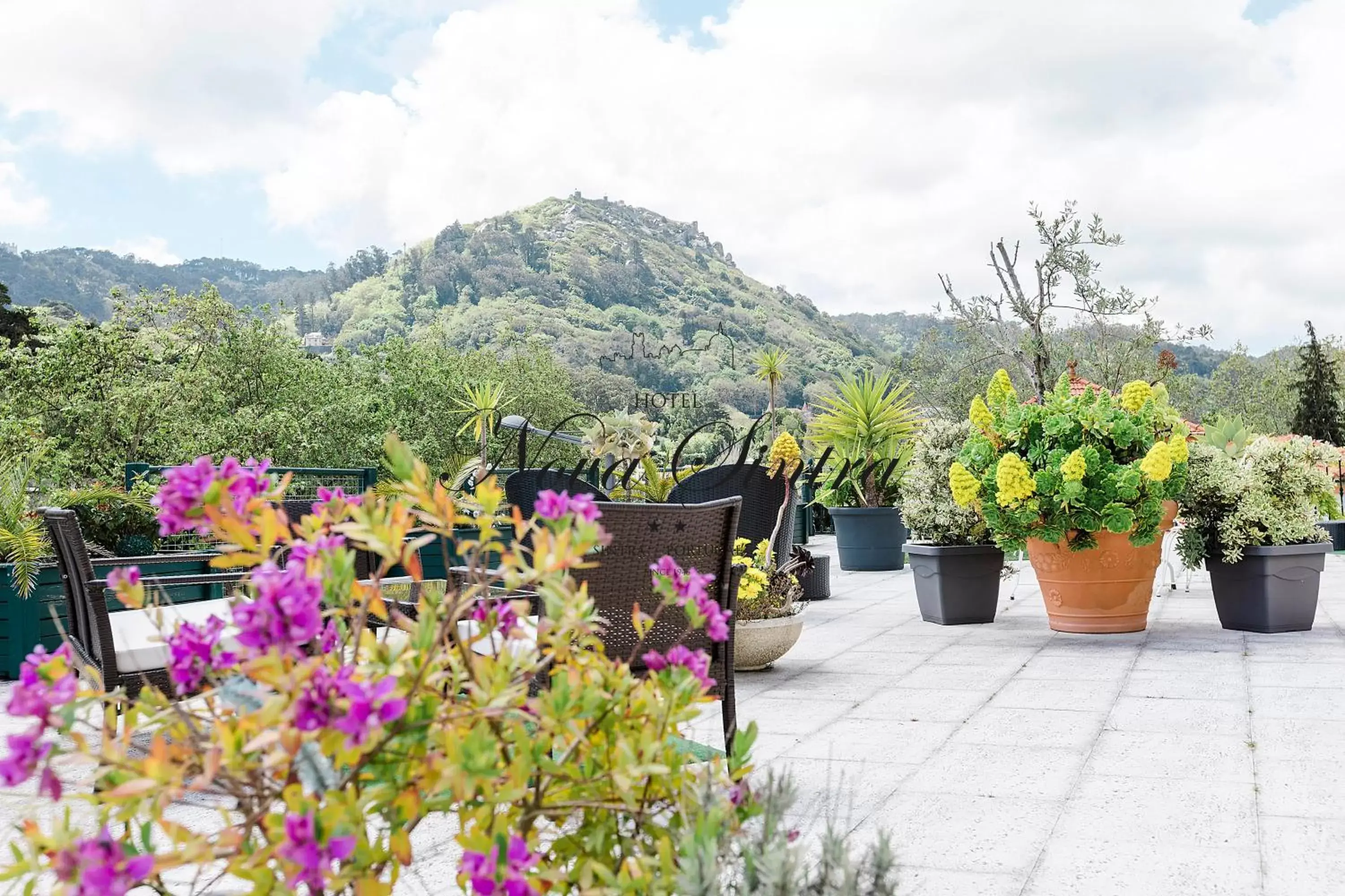 Balcony/Terrace, Mountain View in Hotel Nova Sintra