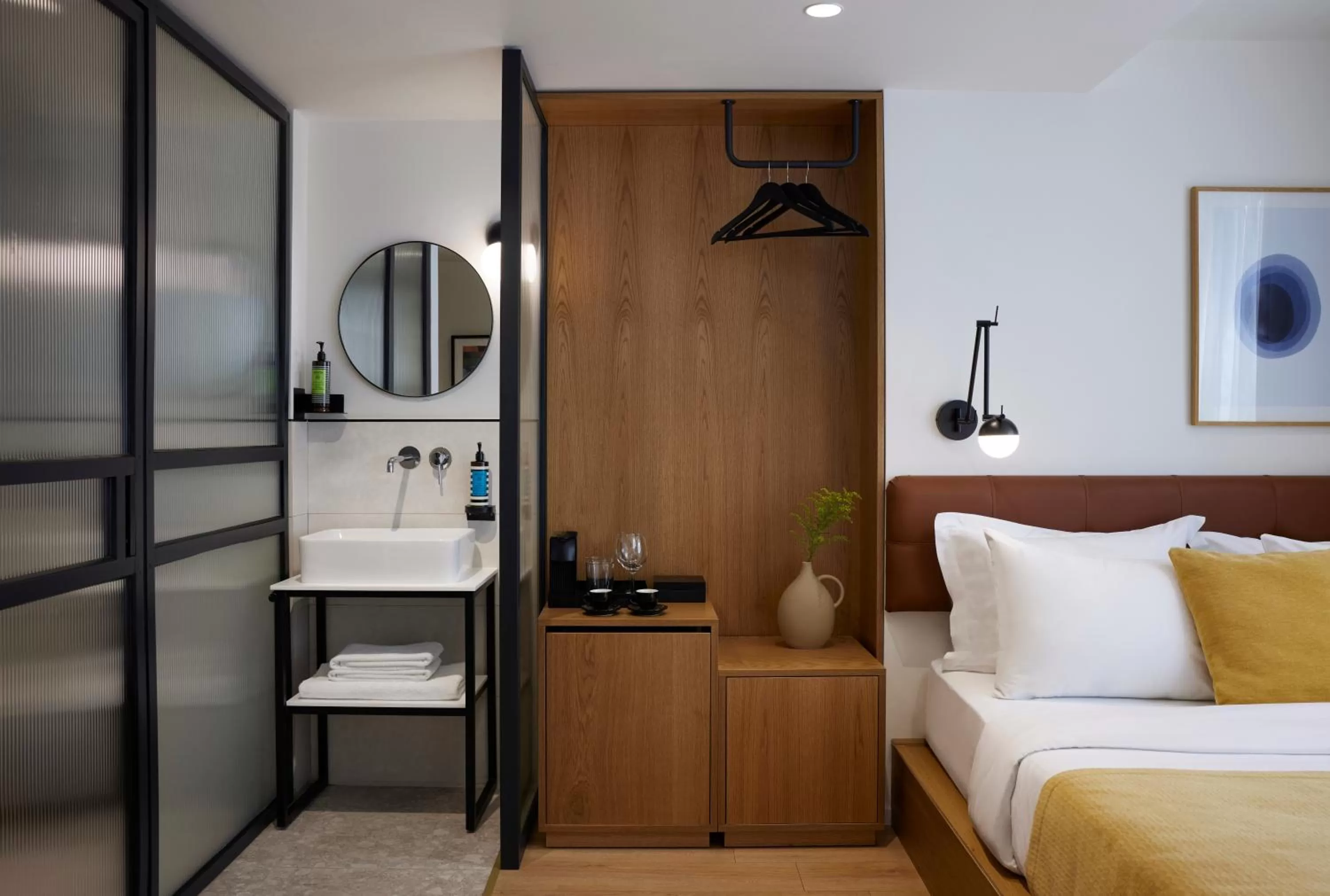 Toilet, Bed in Noa Hotel