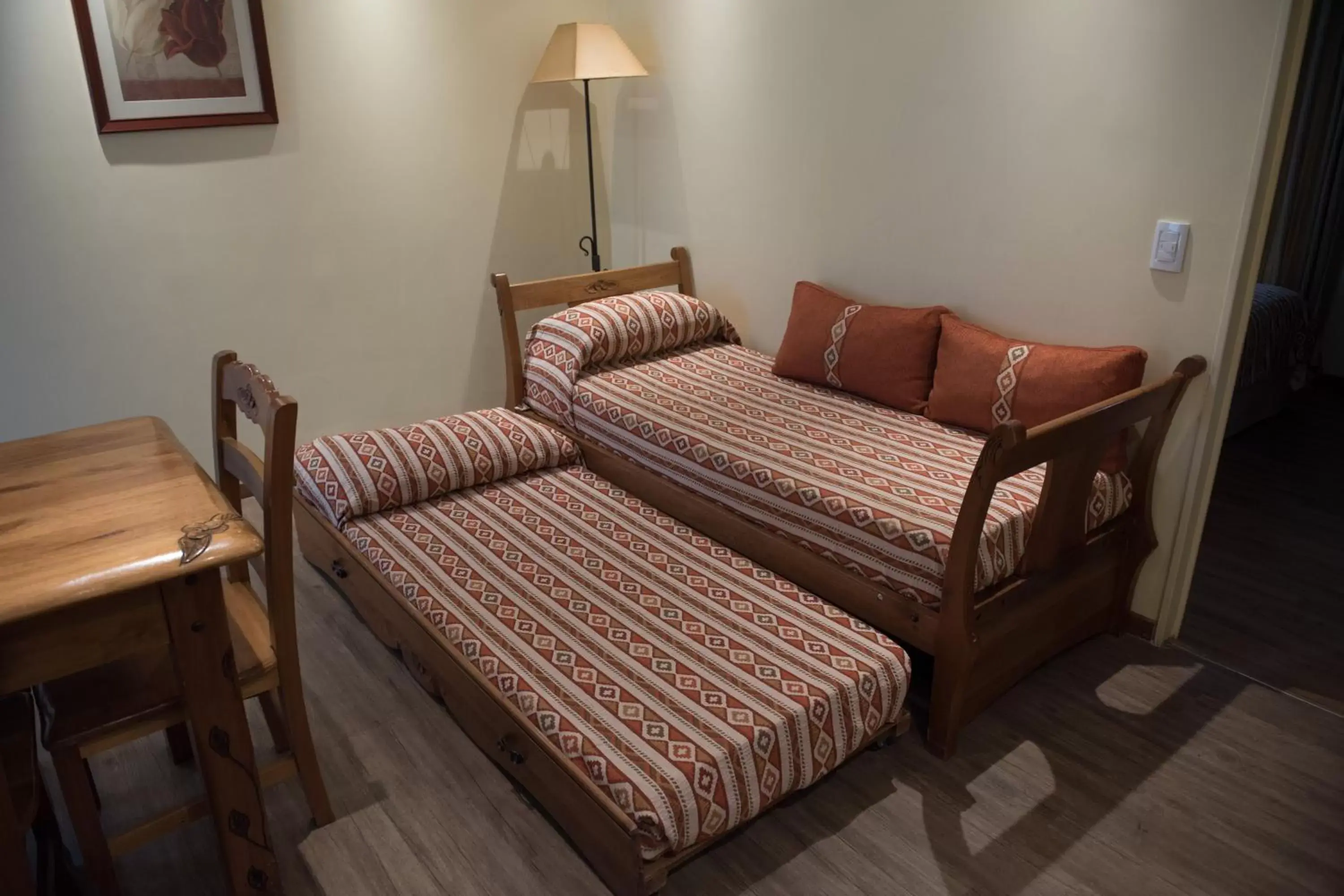 Bed in Del Bosque Apart Hotel