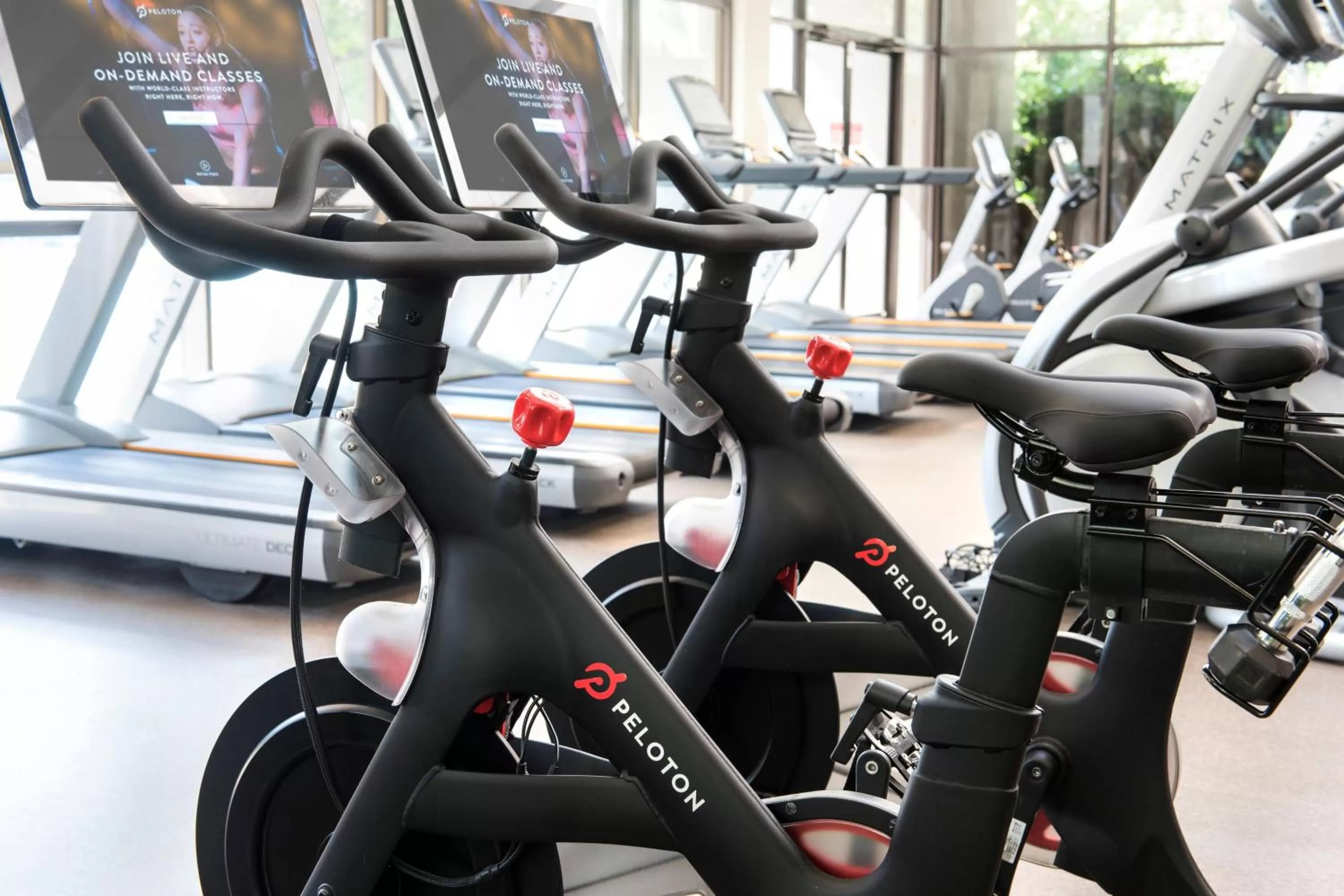 Fitness centre/facilities in Bethesda Marriott