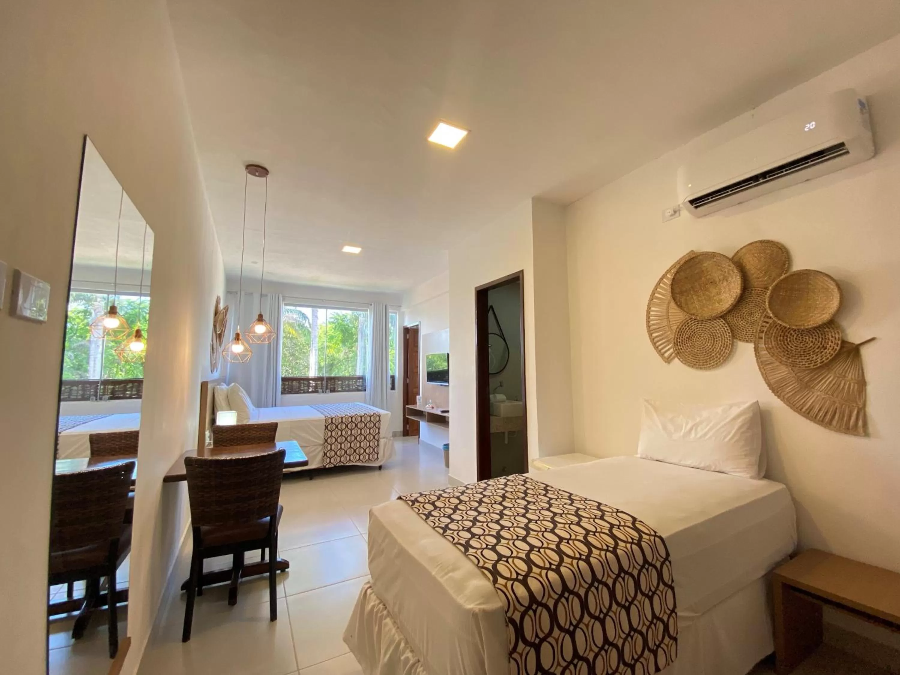 Apartment with Garden View in Pousada Encontro das Águas