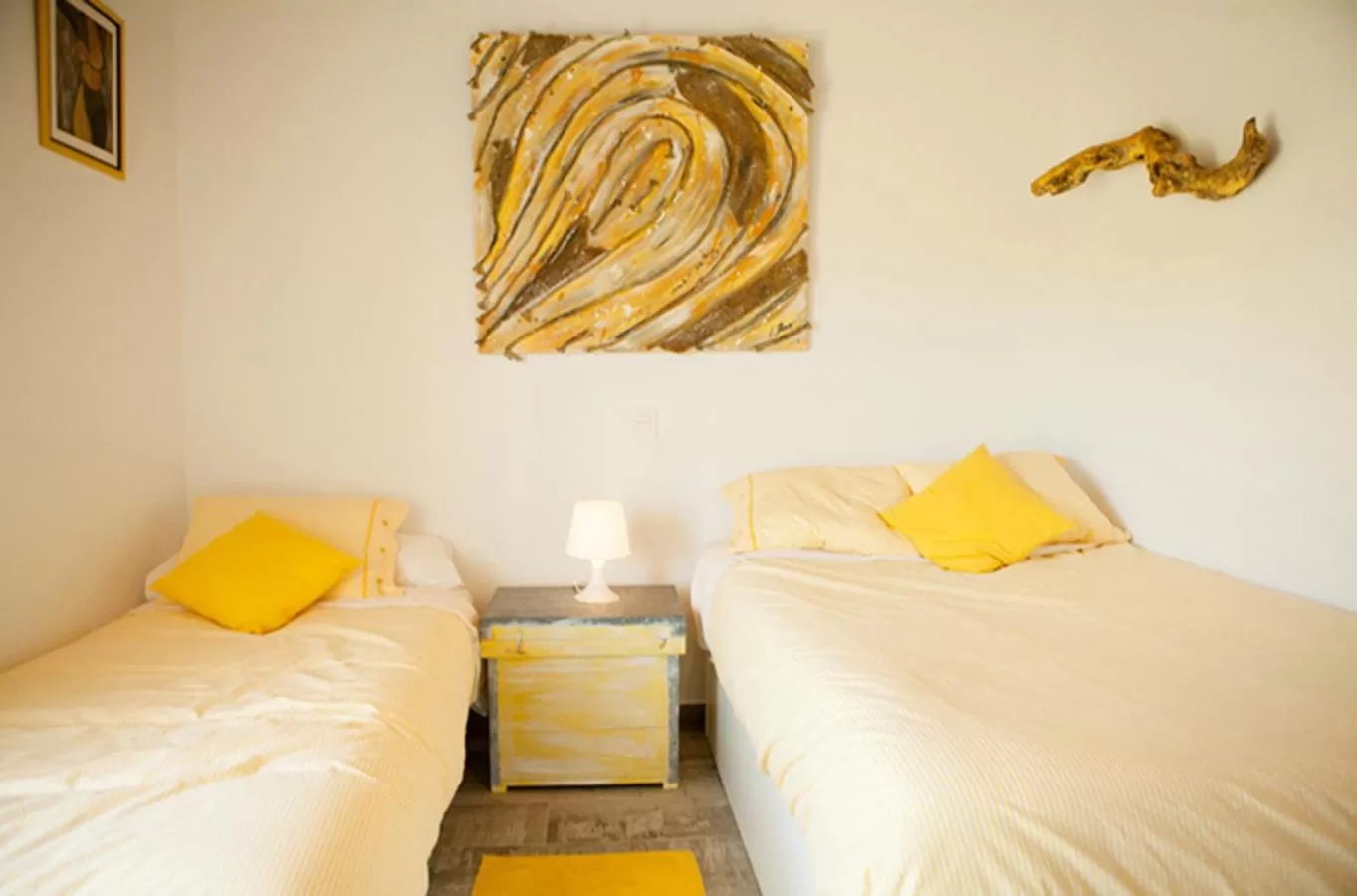 Decorative detail, Bed in Casa Rural Txokoetxe