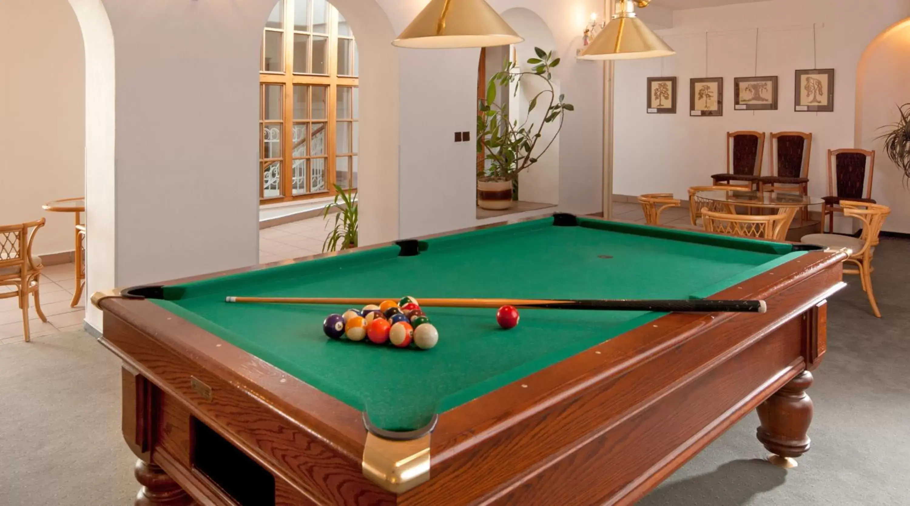 Game Room, Billiards in Hotel Concertino Zlatá Husa