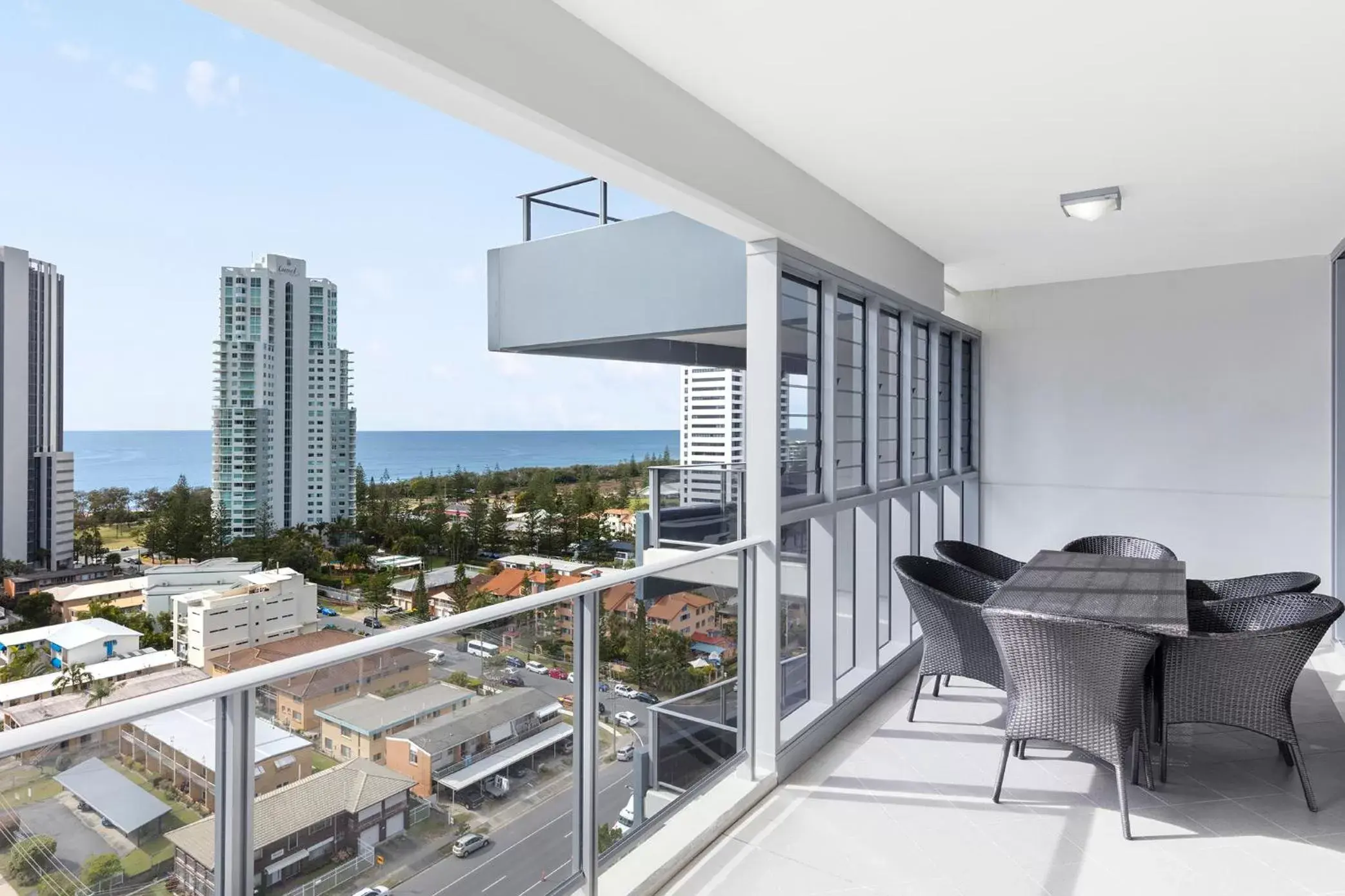 Balcony/Terrace in Meriton Suites Broadbeach