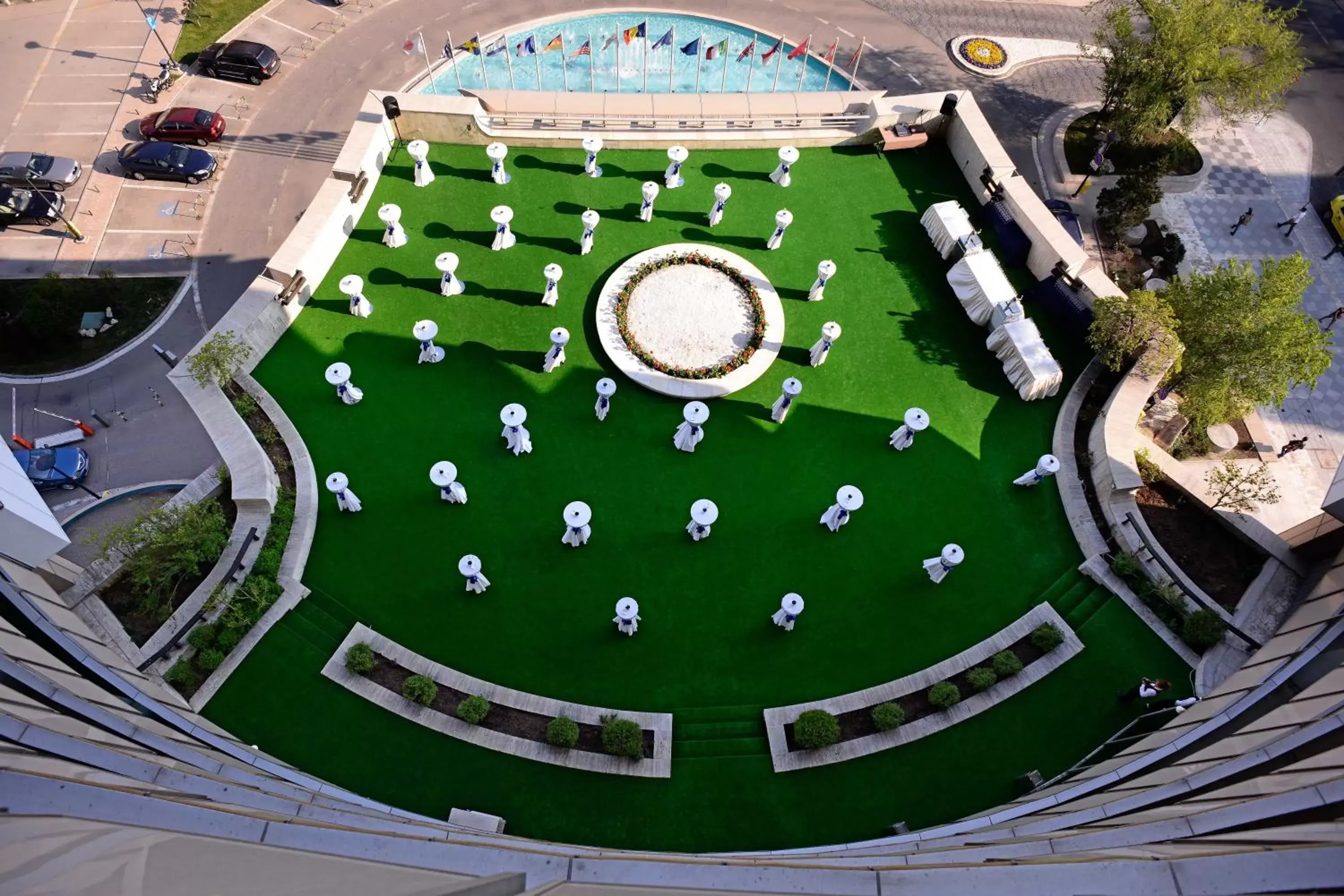 Banquet/Function facilities, Bird's-eye View in Grand Hotel Bucharest