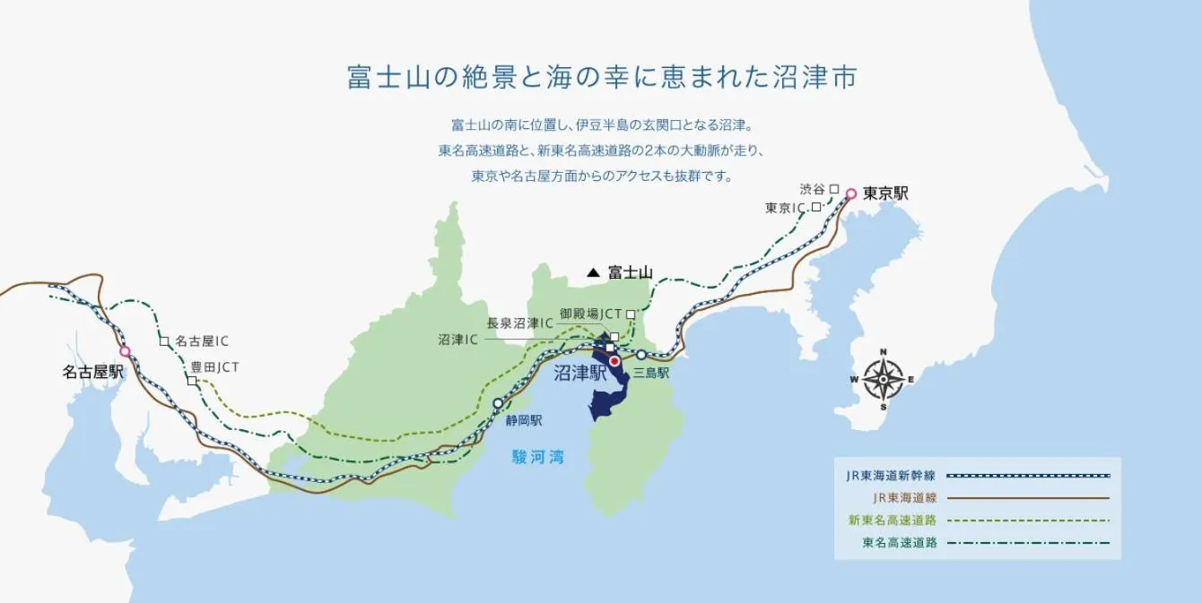 Minato Oasis Numazu / 沼津観光の中心、伊豆観光の拠点に好立地！沼津港に位置し交通・飲食・コンビニ等至便です！