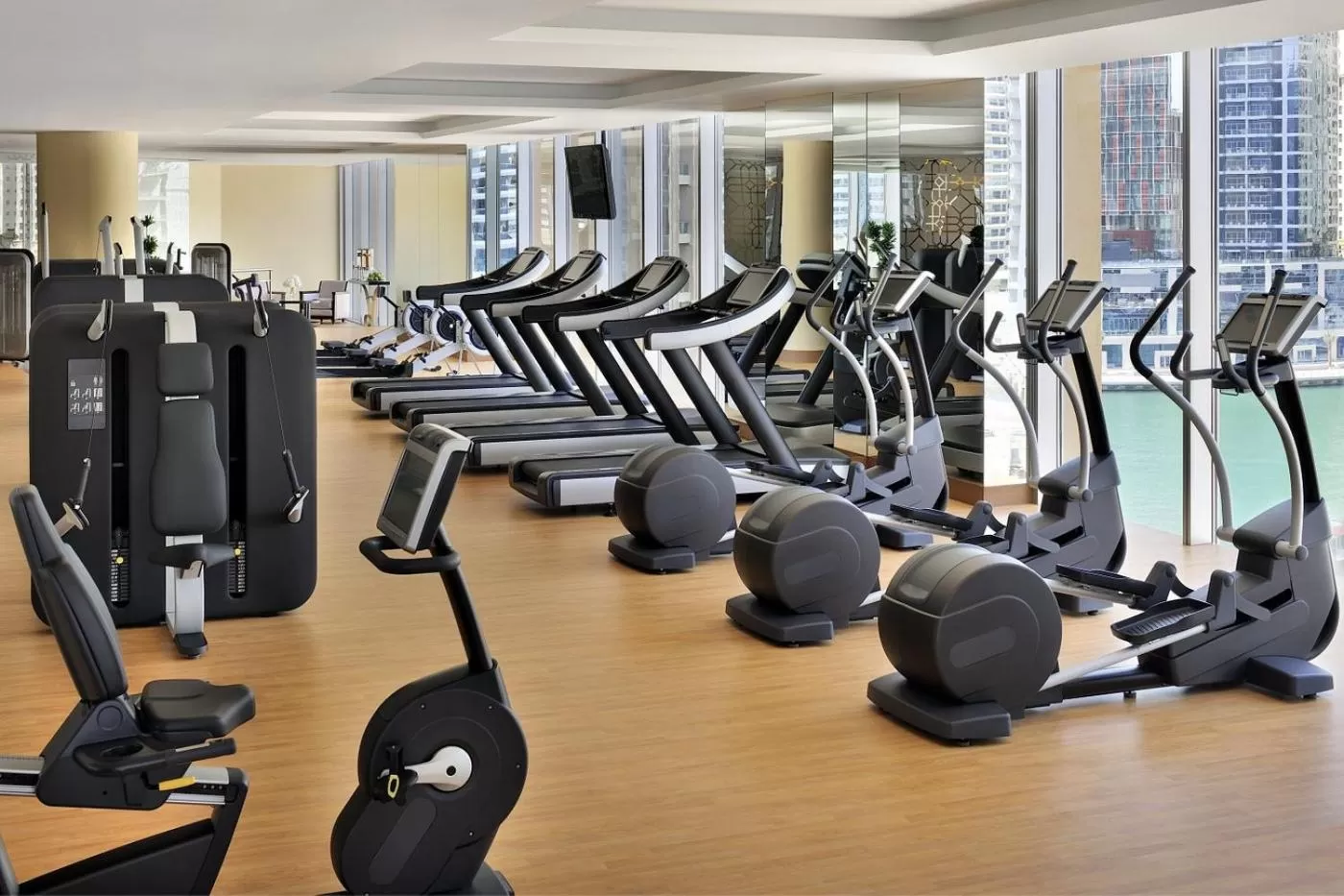 Fitness centre/facilities in Emaar Residences Dubai Marina by Qstay - formerly Address Dubai Marina