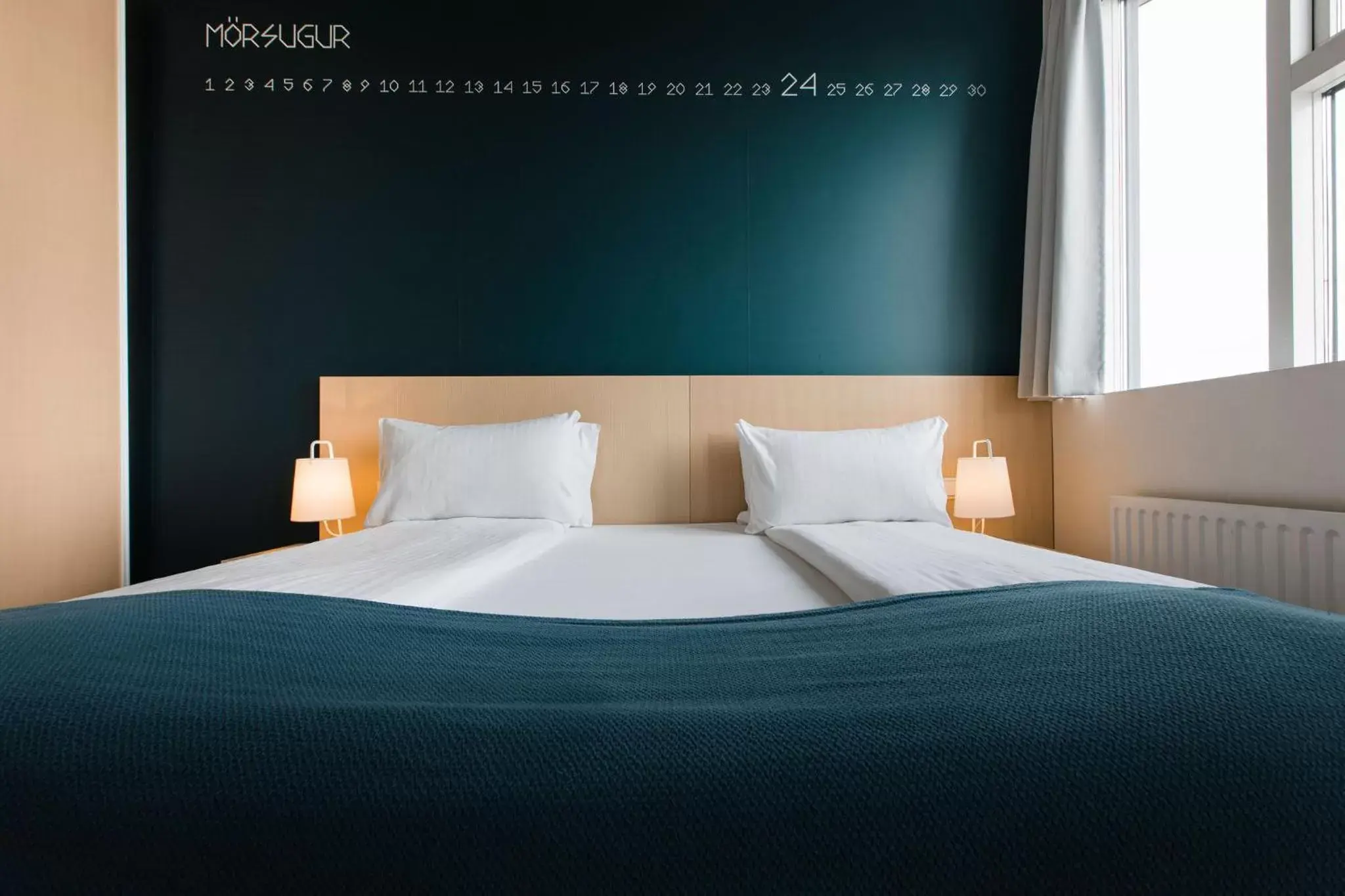 Bed in Reykjavik Lights Hotel by Keahotels