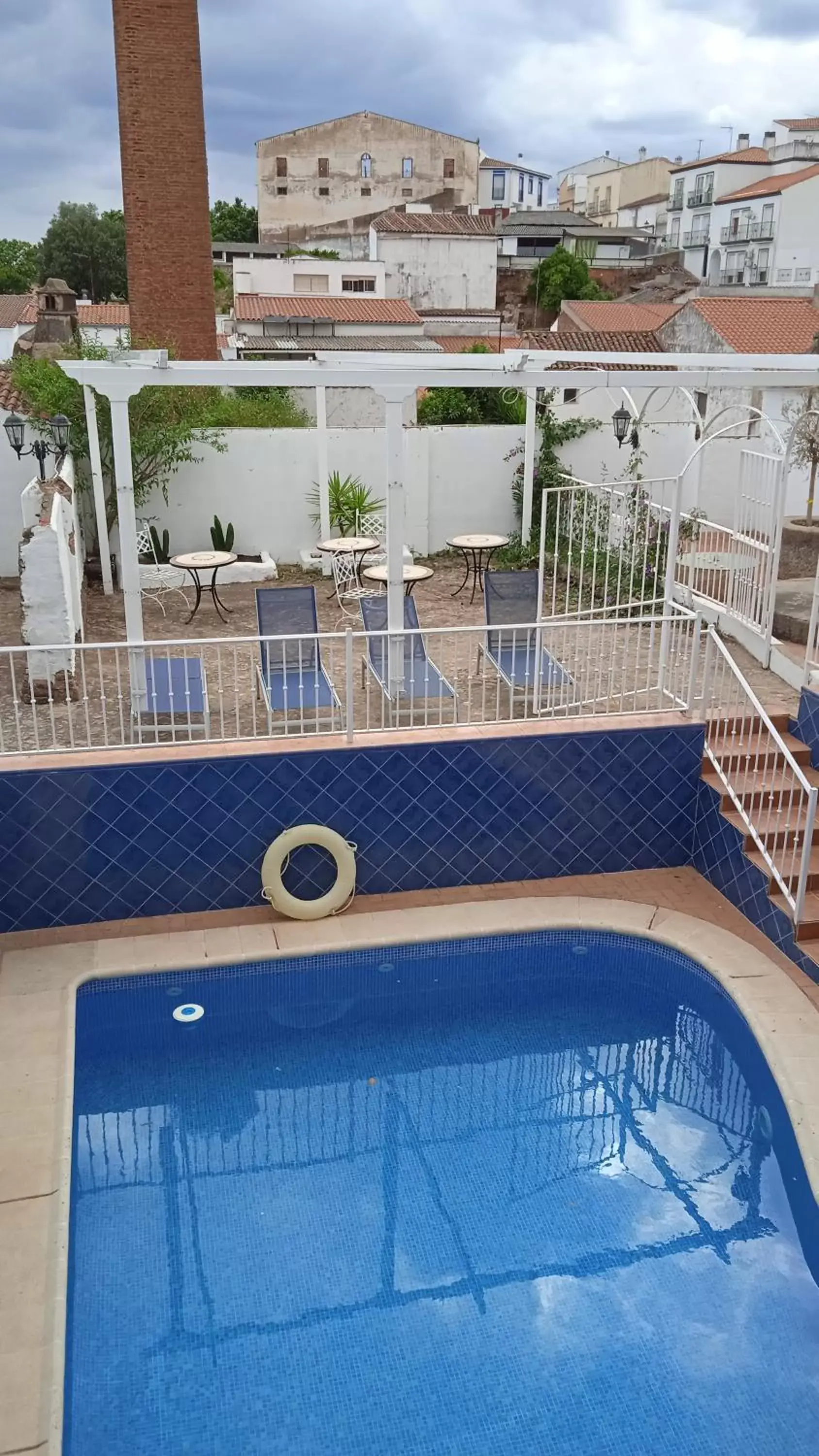 Pool View in Hotel Rural La Posada de las Cigüeñas