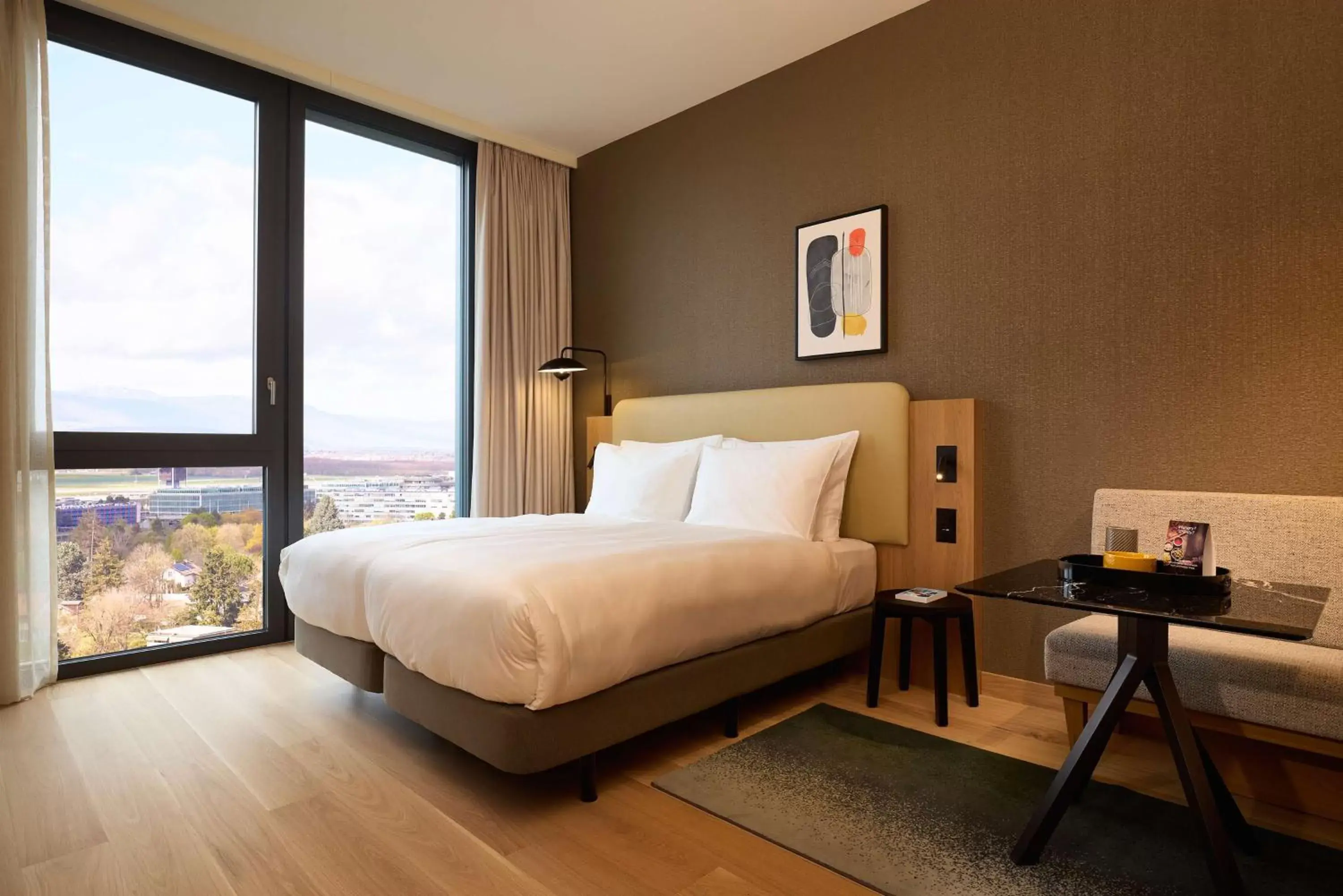 Bedroom, Bed in Adina Apartment Hotel Geneva Bedroom, Bed in Adina Apartment Hotel Geneva