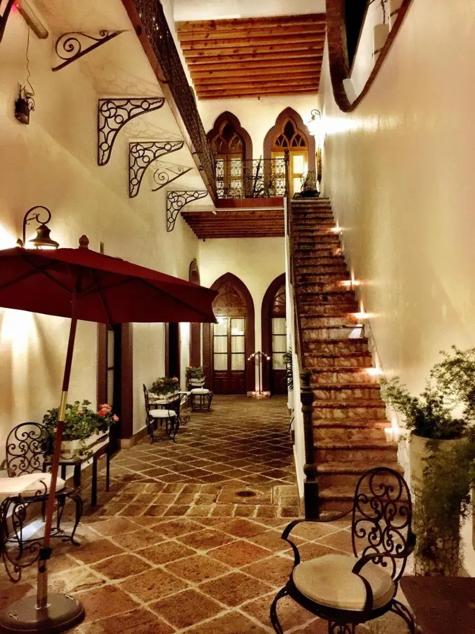 Patio in El Serafin Hotel Boutique