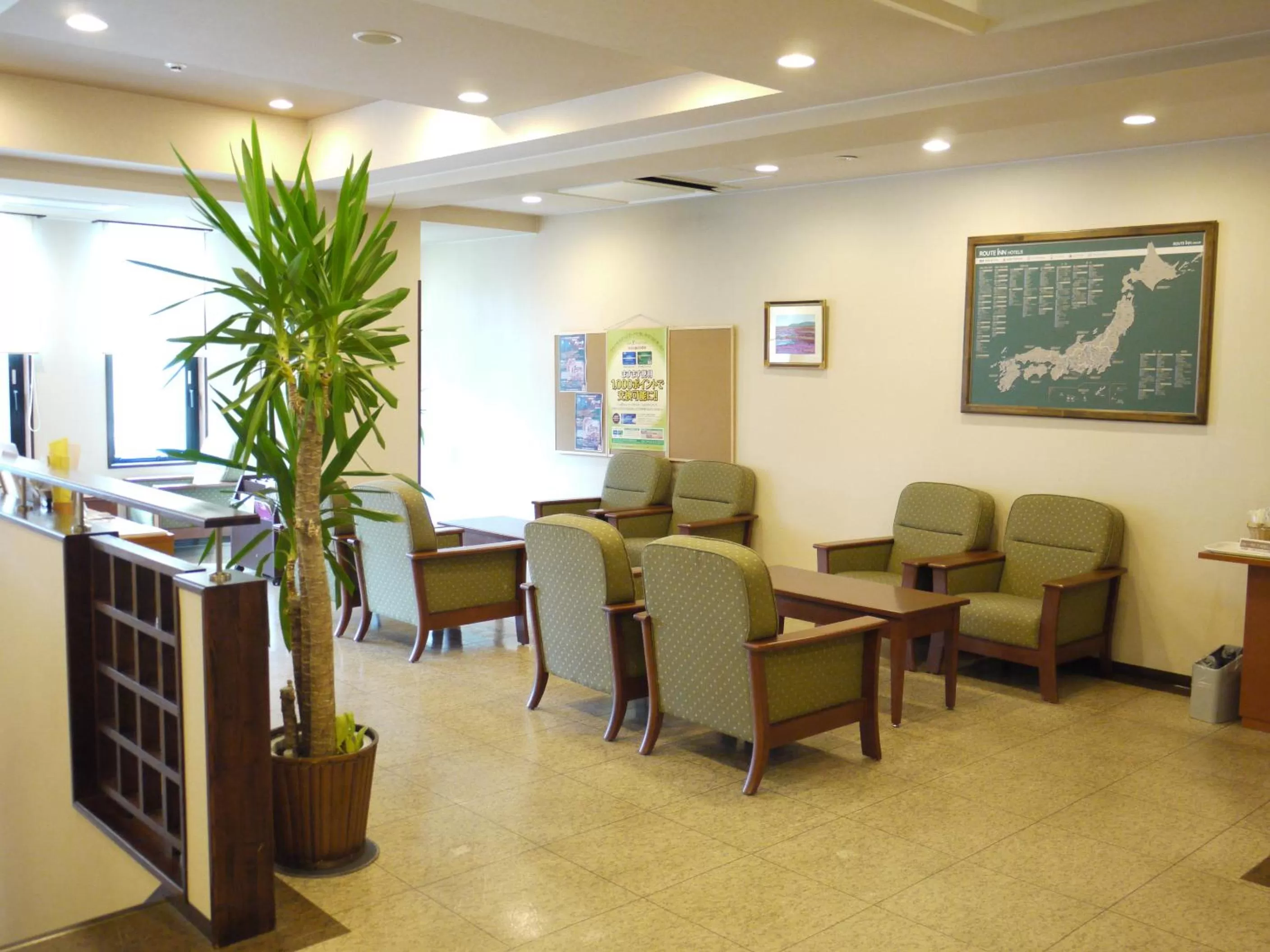 Lobby or reception in Hotel Route-Inn Abashiri Ekimae