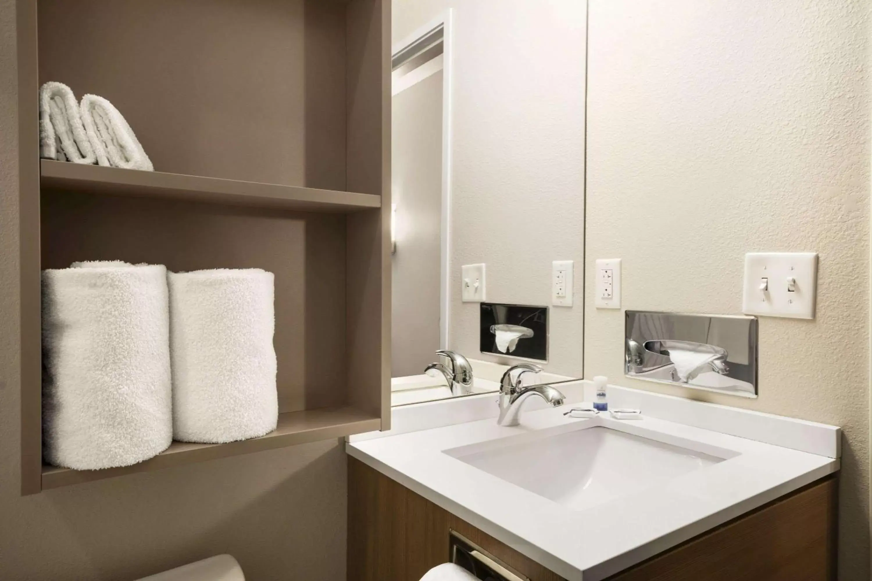 Bathroom in Microtel Inn & Suites by Wyndham