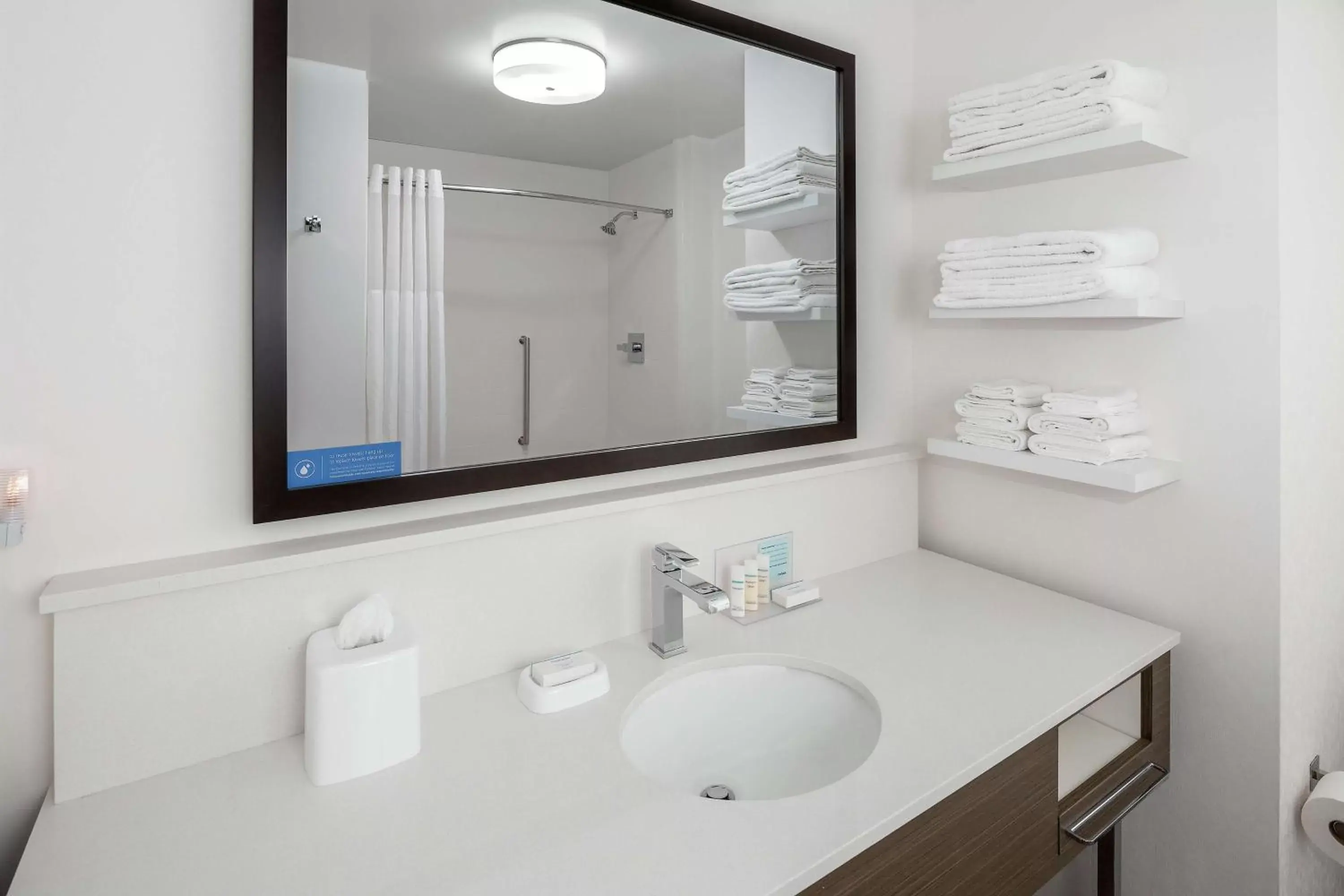 Bathroom in Hampton Inn & Suites San Diego Airport Liberty Station Bathroom in Hampton Inn & Suites San Diego Airport Liberty Station