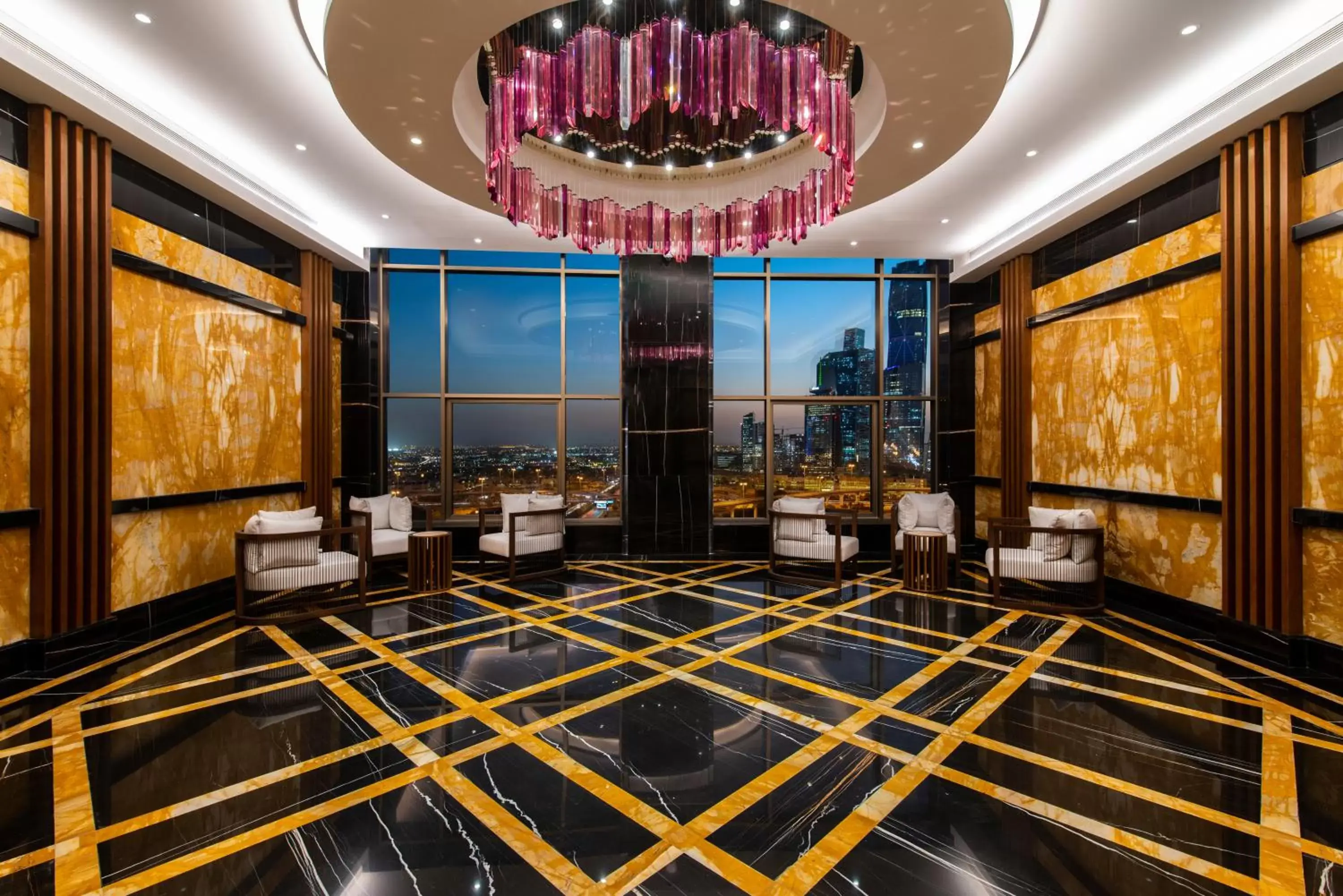 Lounge or bar, Lobby/Reception in Movenpick Hotel and Residences Riyadh