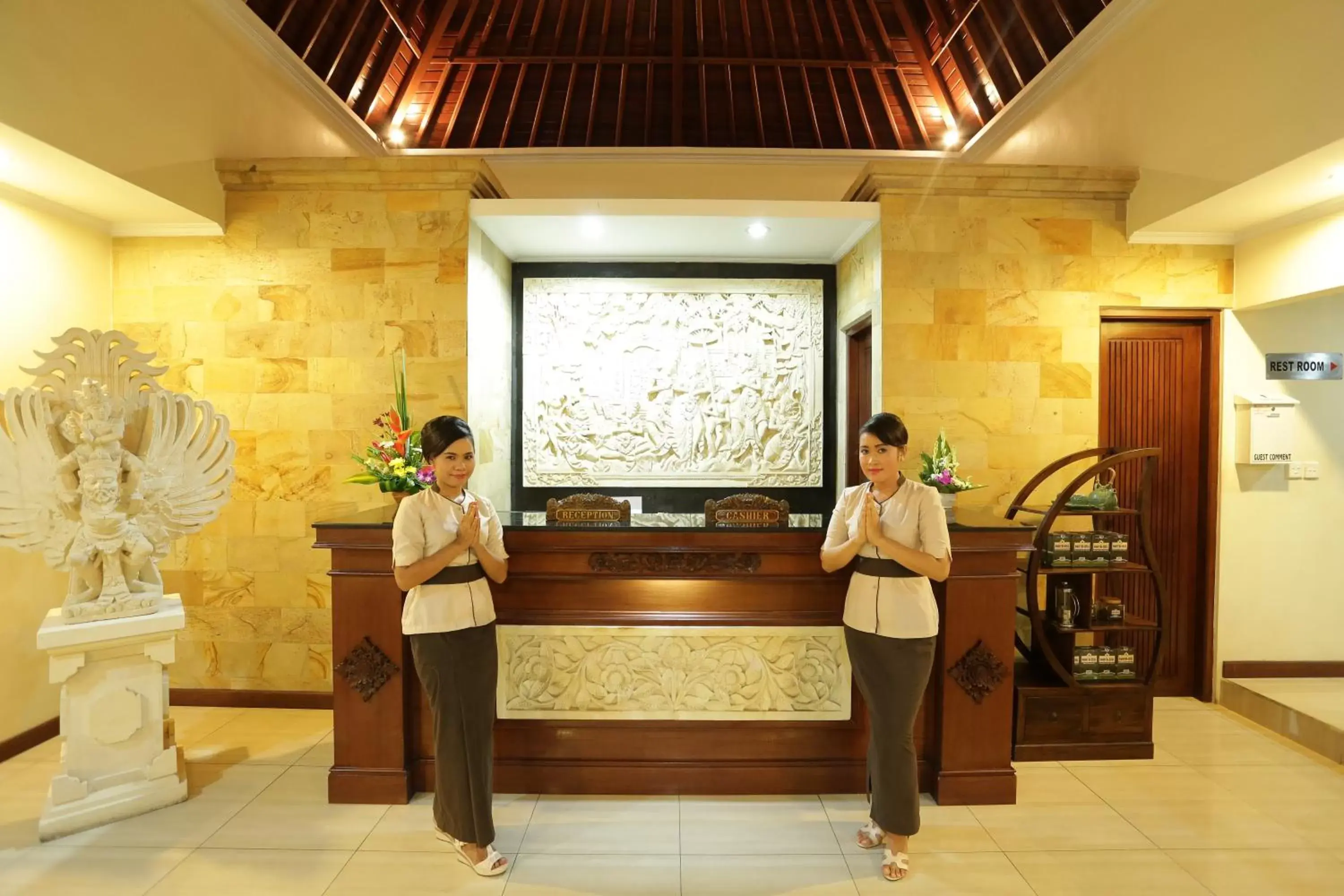 Lobby or reception in Hotel Segara Agung
