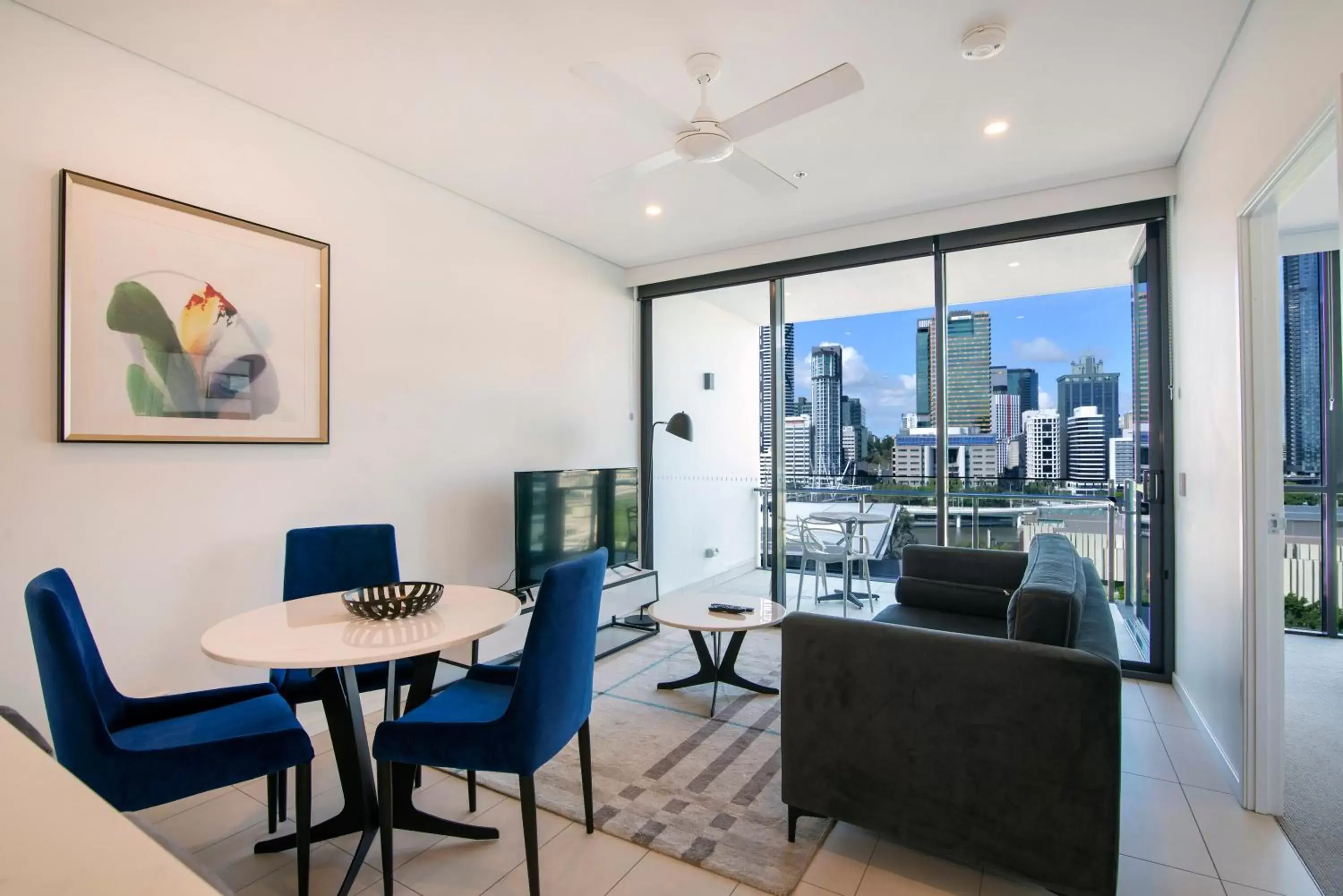 Living room in Hope Street Apartments by CLLIX