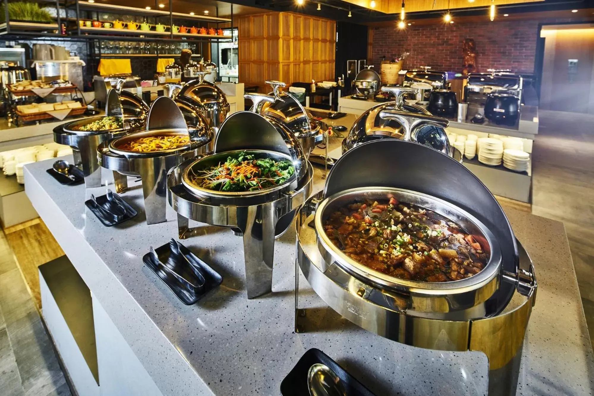 Asian breakfast in Harbour 10 Hotel Asian breakfast in Harbour 10 Hotel