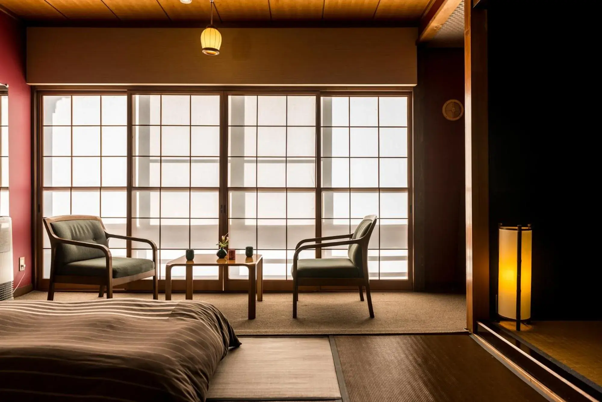 Seating Area in Takamiya Ryokan Yamakawa