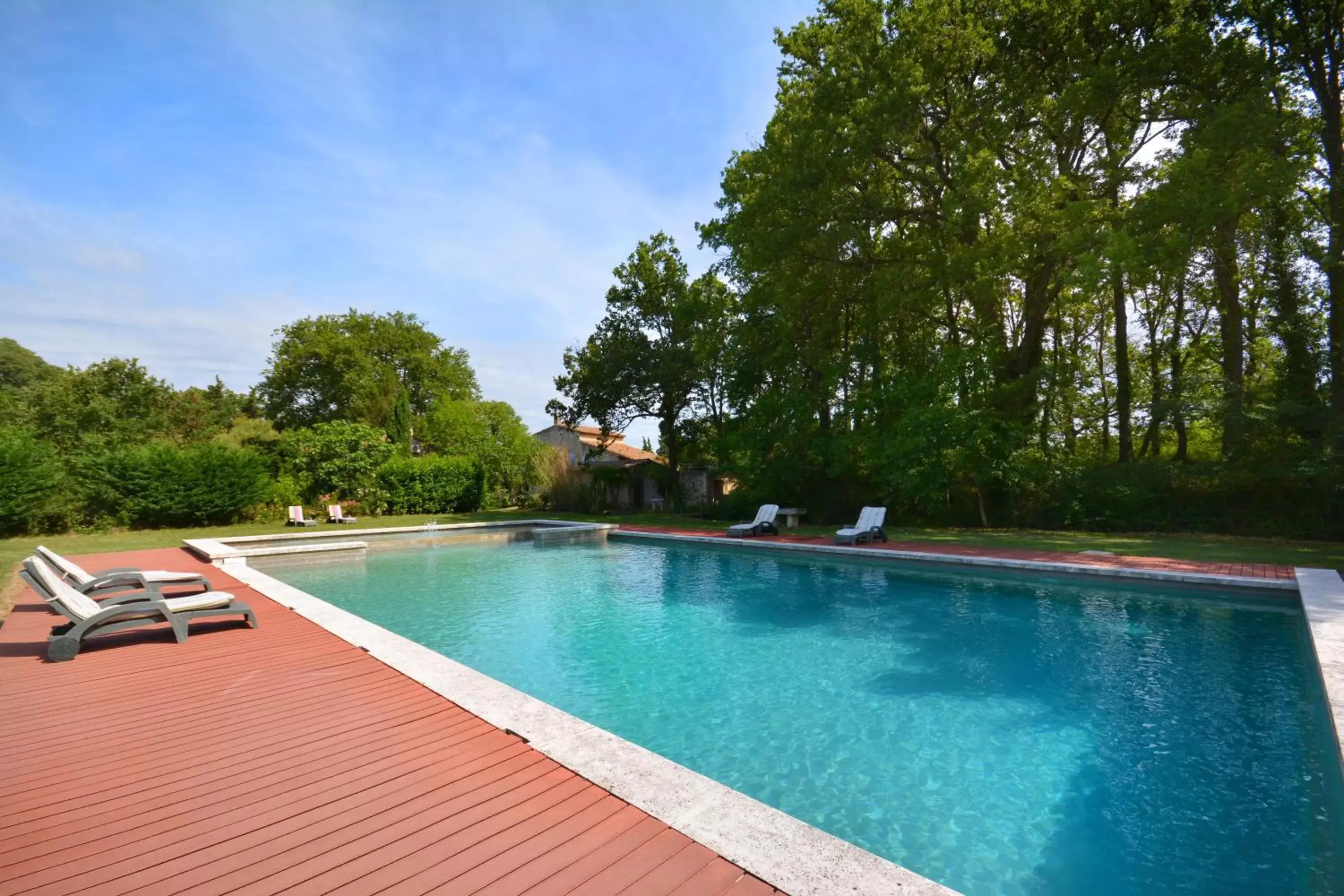 Swimming Pool in Ancien Mas Du Moulin