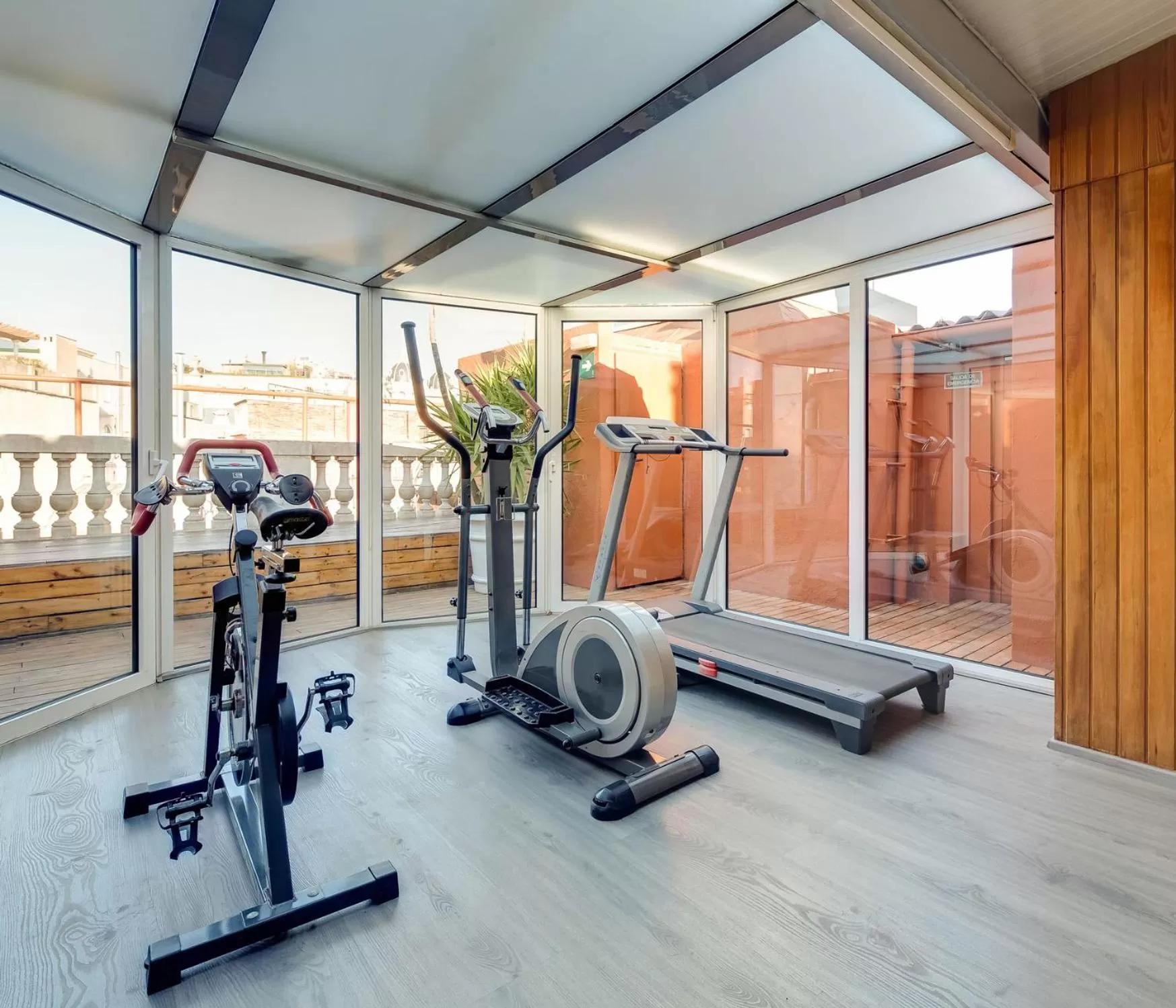 Fitness centre/facilities in Hotel Astoria