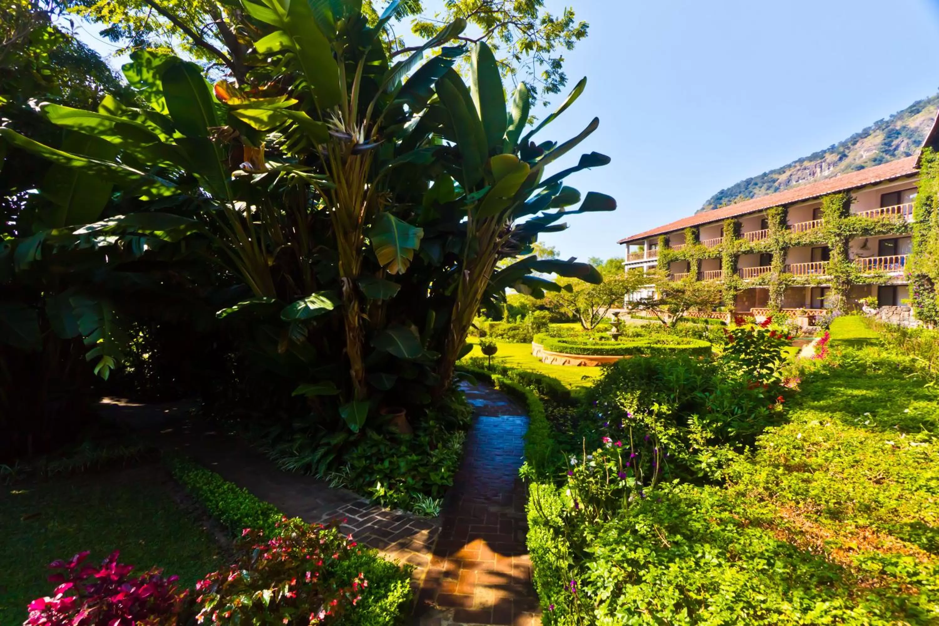 Garden in Hotel Atitlan