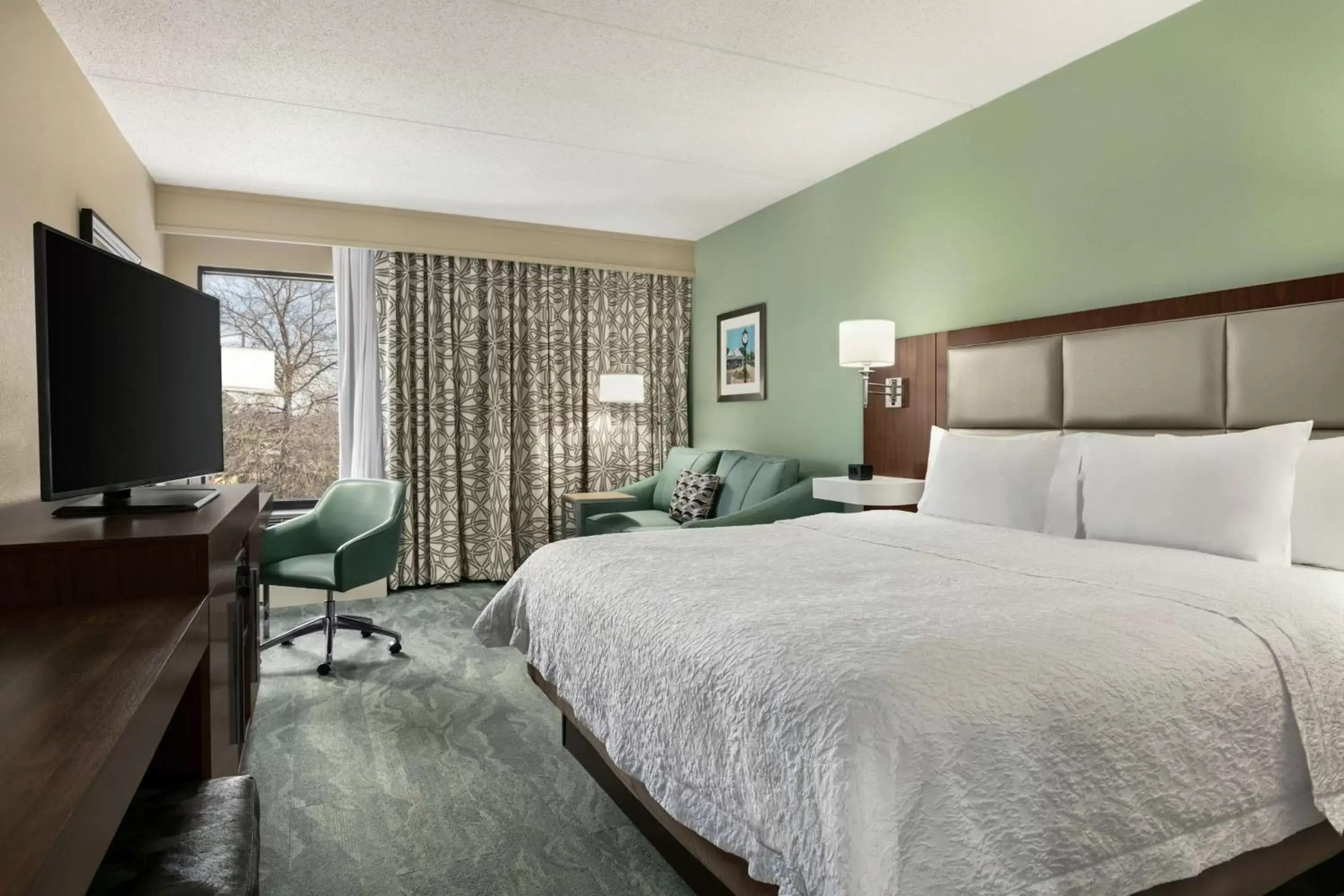 Bedroom, Bed in Hampton Inn Richmond/Ashland