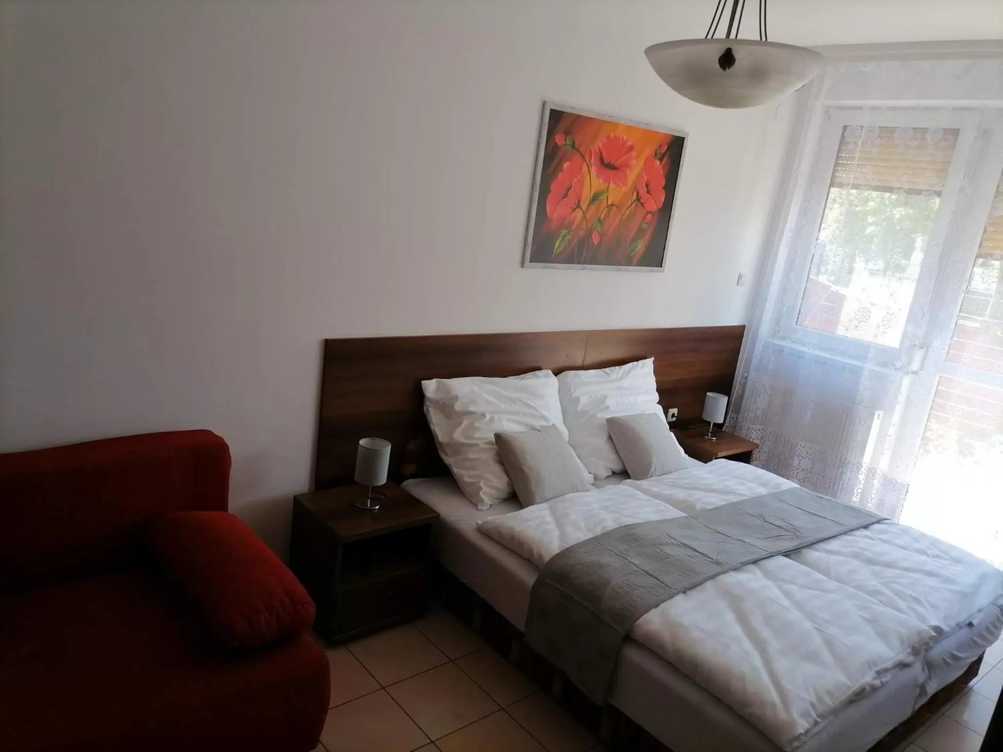 Bed in Aqua Oazis Apartman