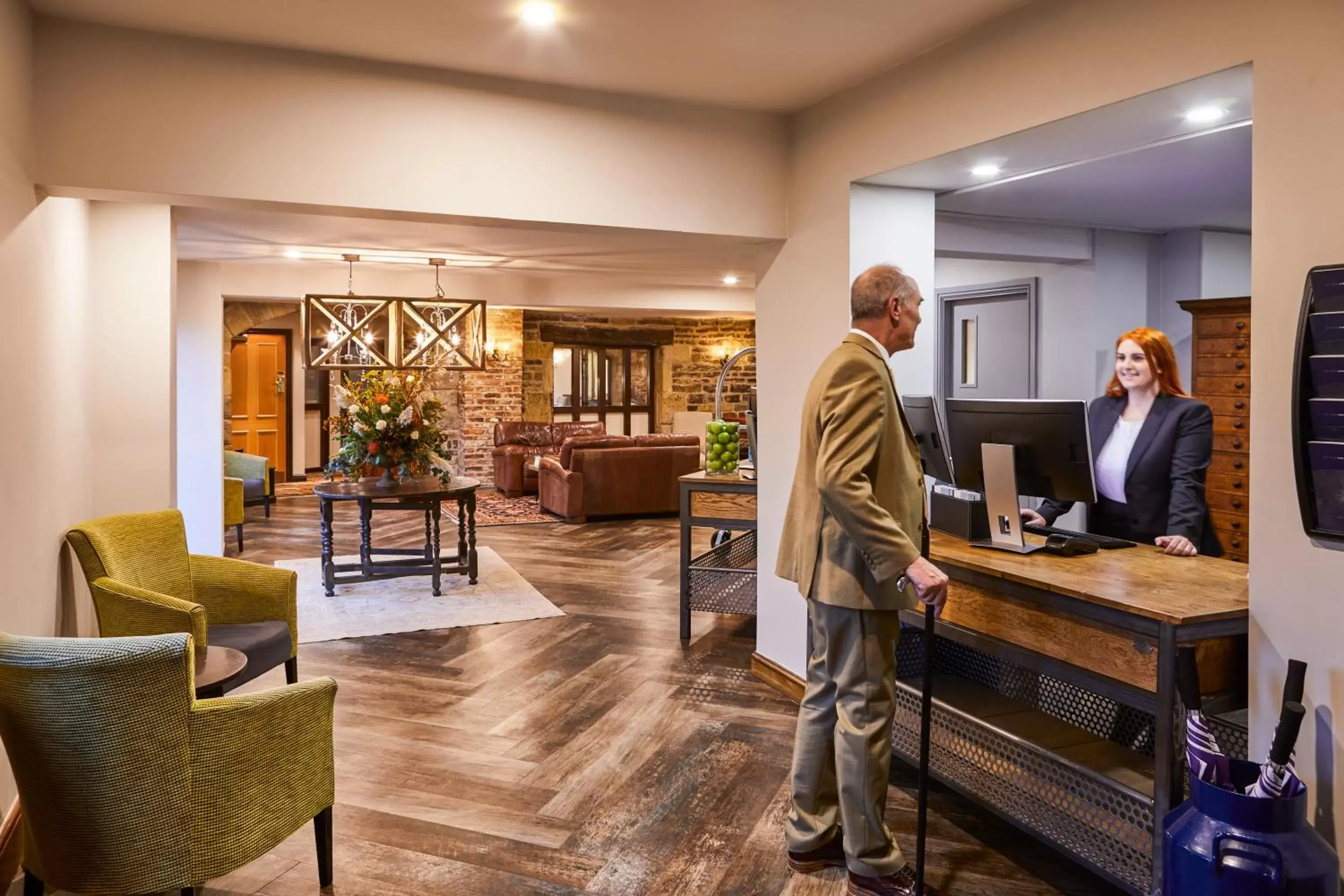 Staff, Lobby/Reception in Mercure Barnsley Tankersley Manor Hotel