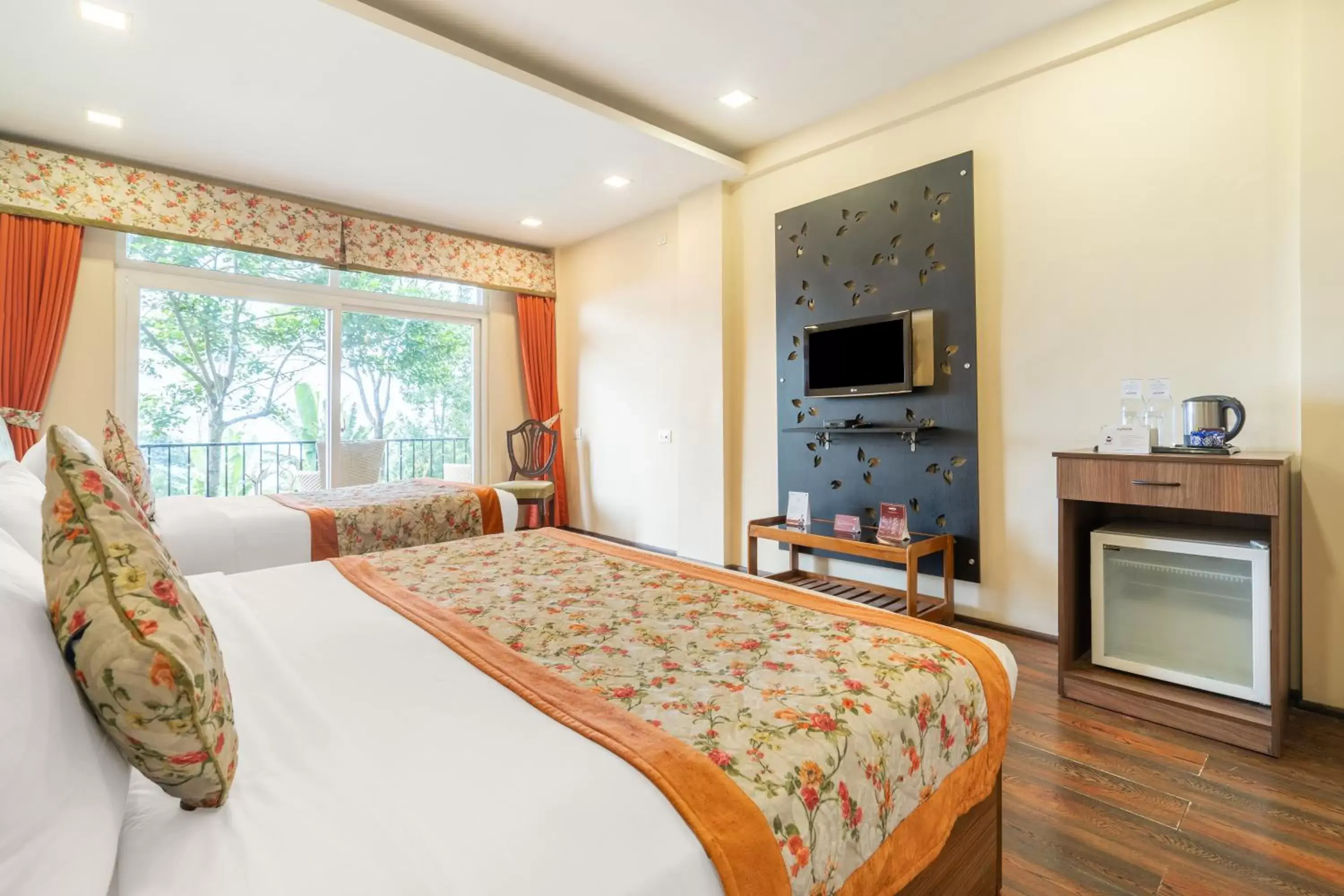 Bed in Summit Barsana Resort & Spa Bed in Summit Barsana Resort & Spa