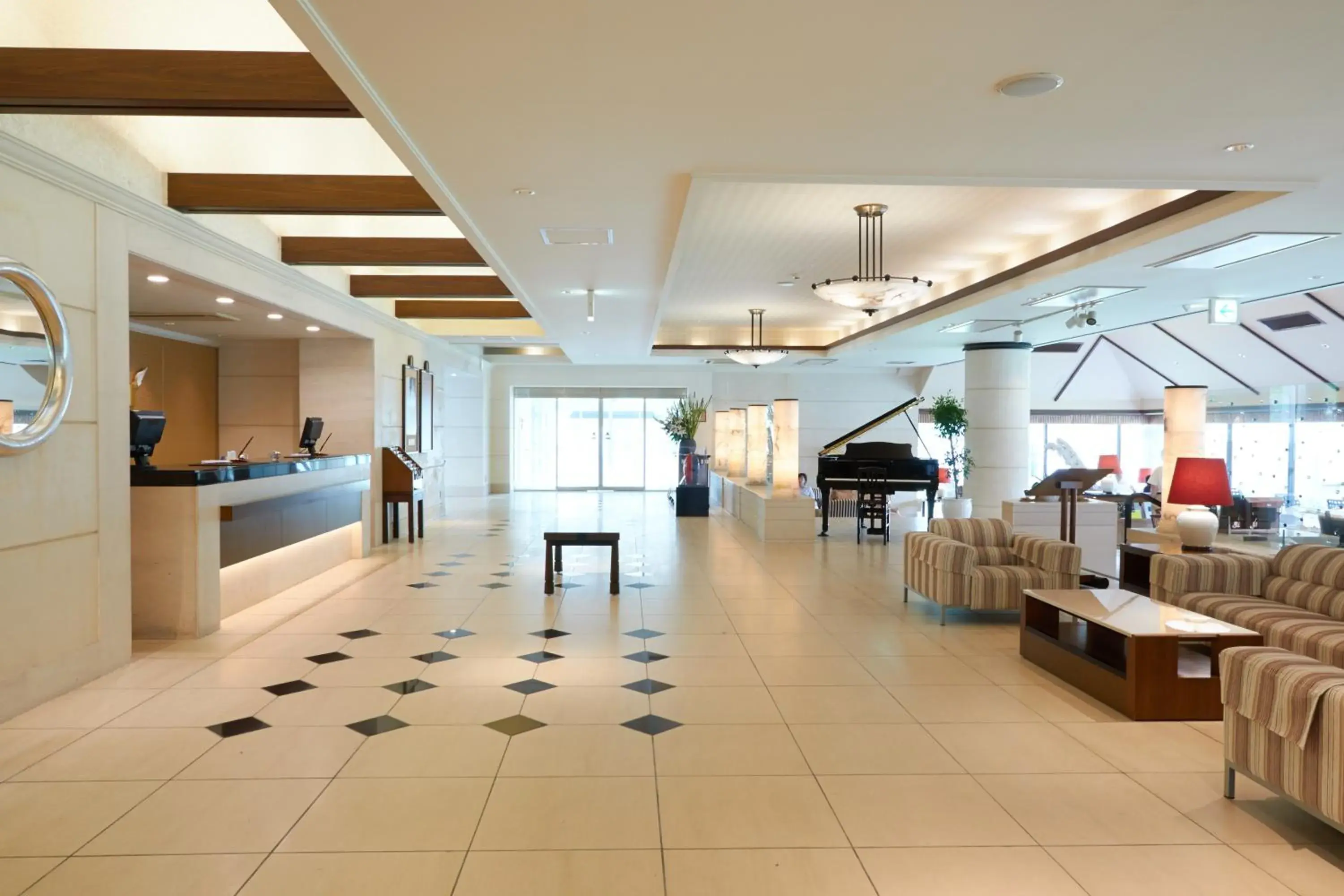 Lobby or reception in Hakone Highland Hotel