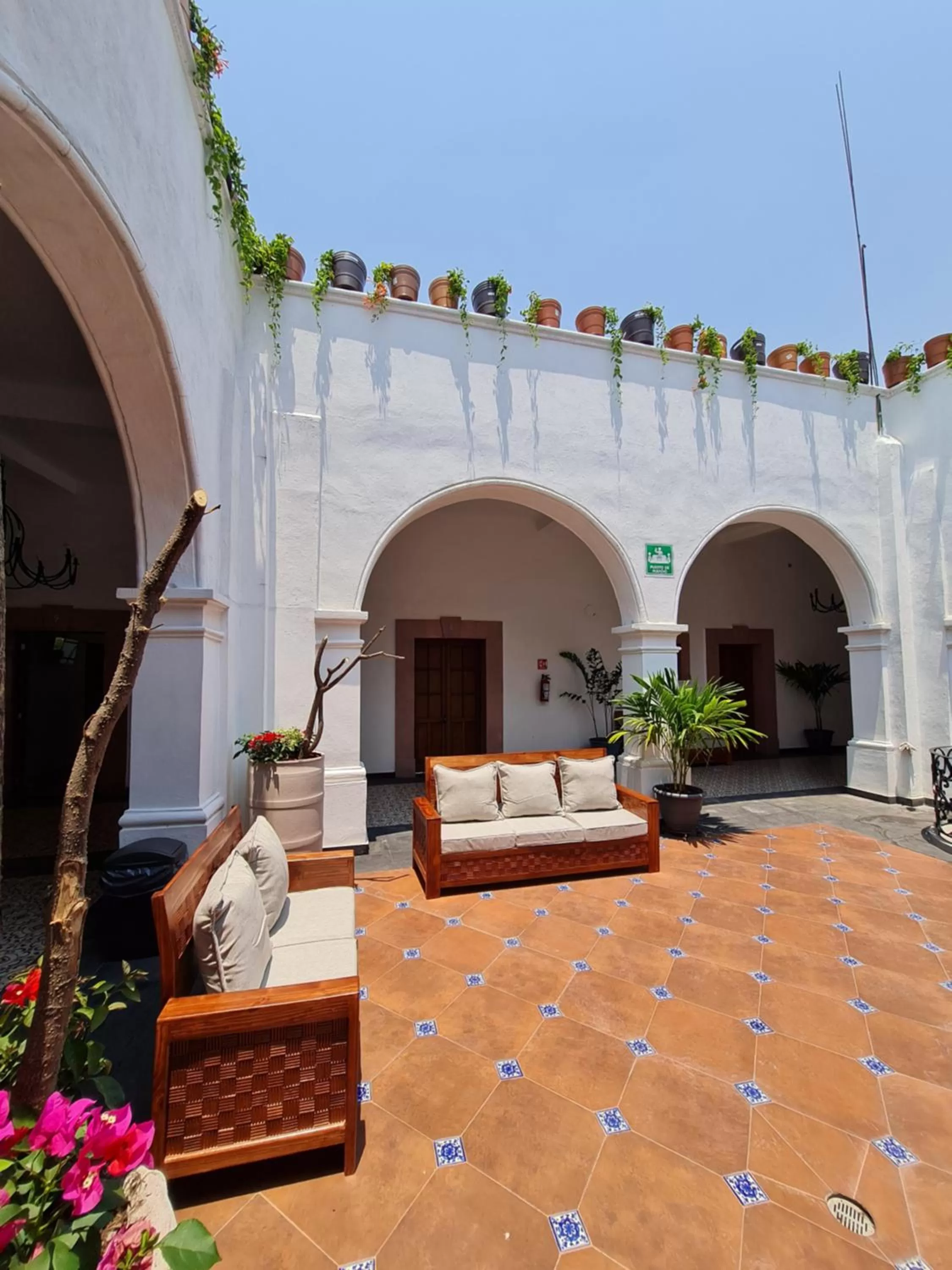 Patio in Hotel Catedral