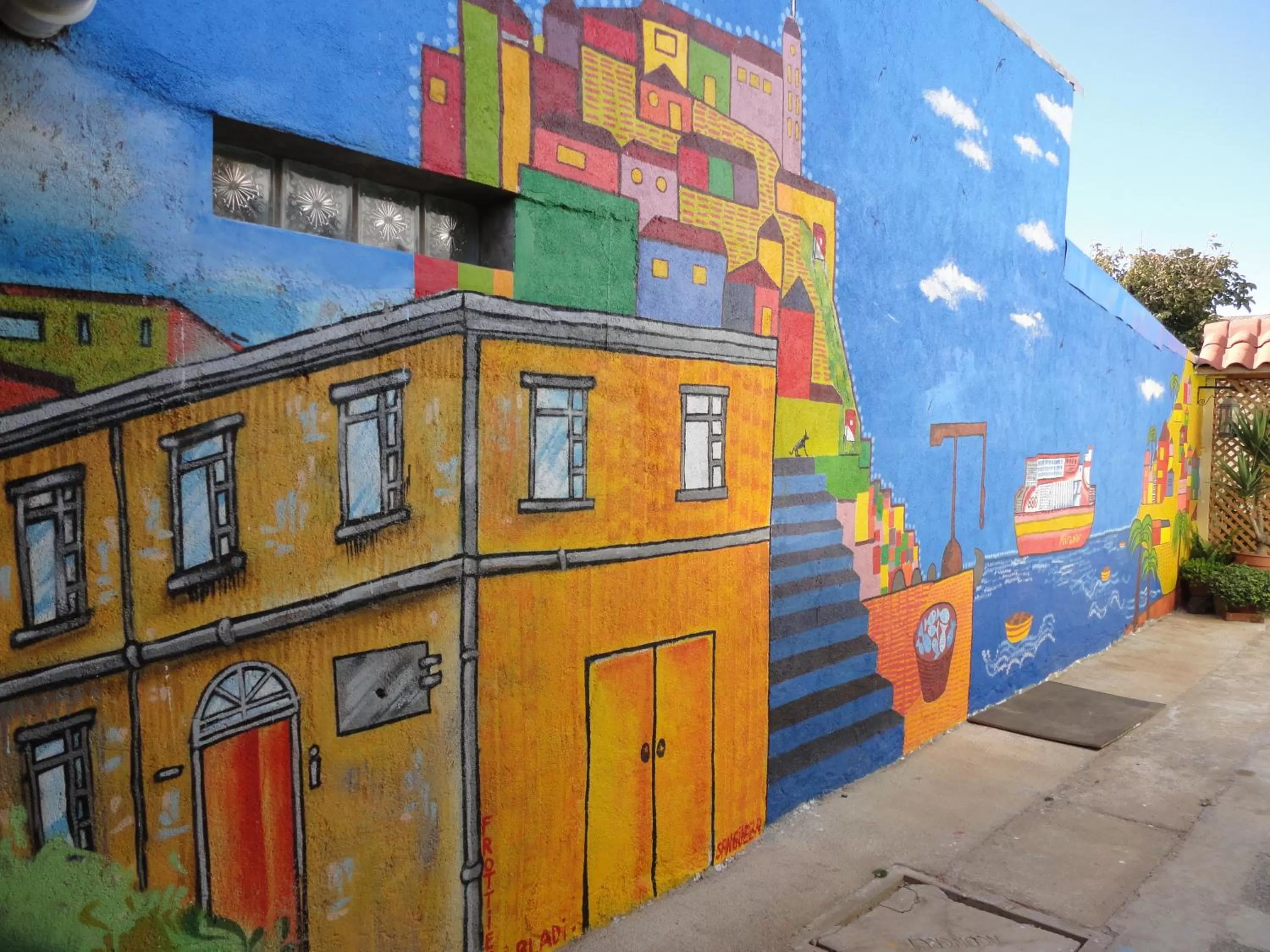 Decorative detail in Hostal Miramar