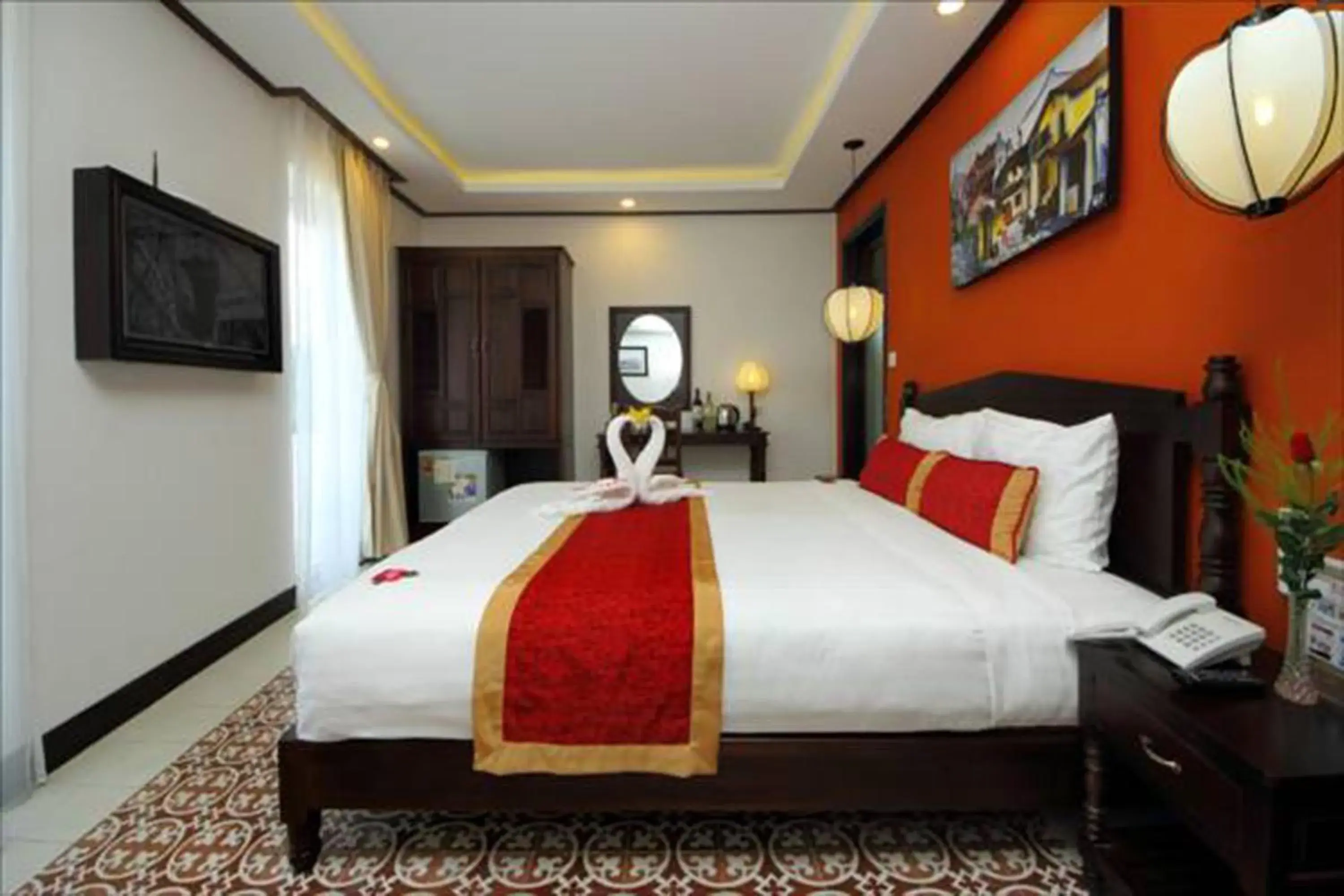 Photo of the whole room, Bed in Golden Bell Hoi An Boutique Villa